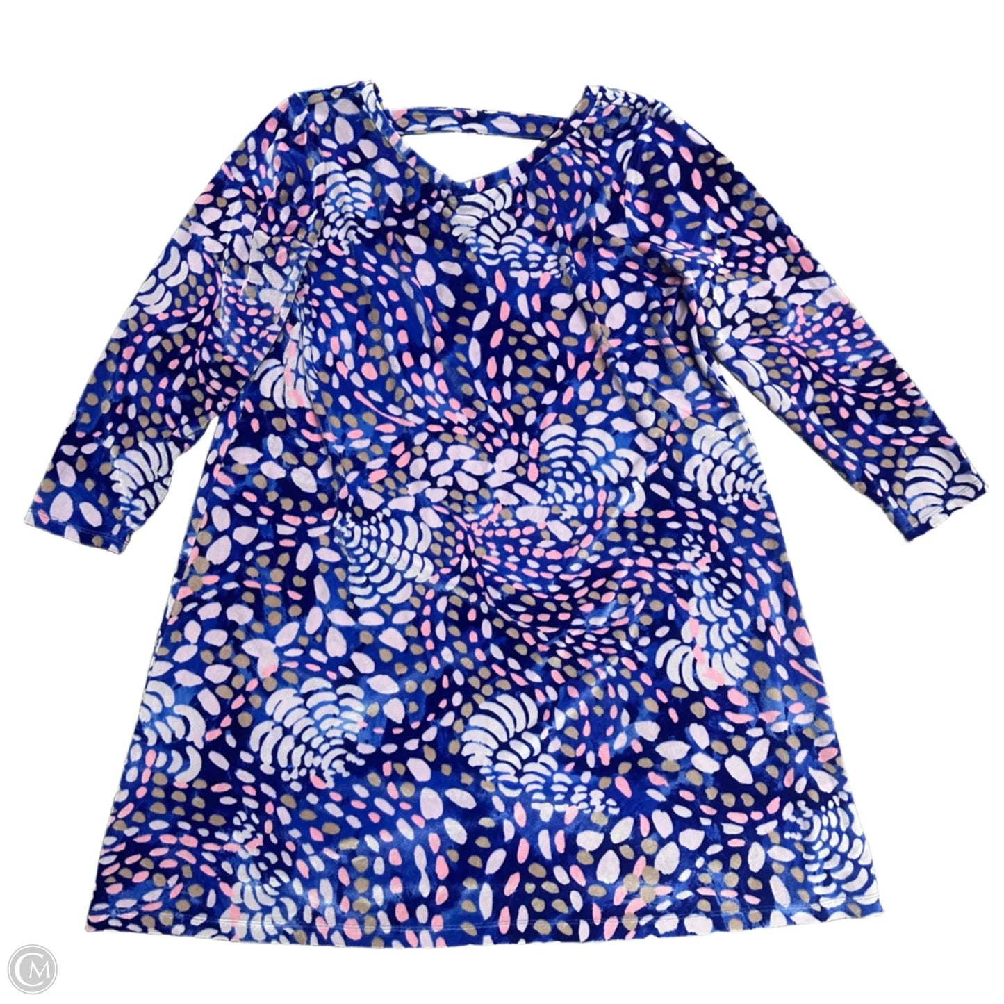 Dress Designer By Lilly Pulitzer In Blue & Pink, Size: Xl
