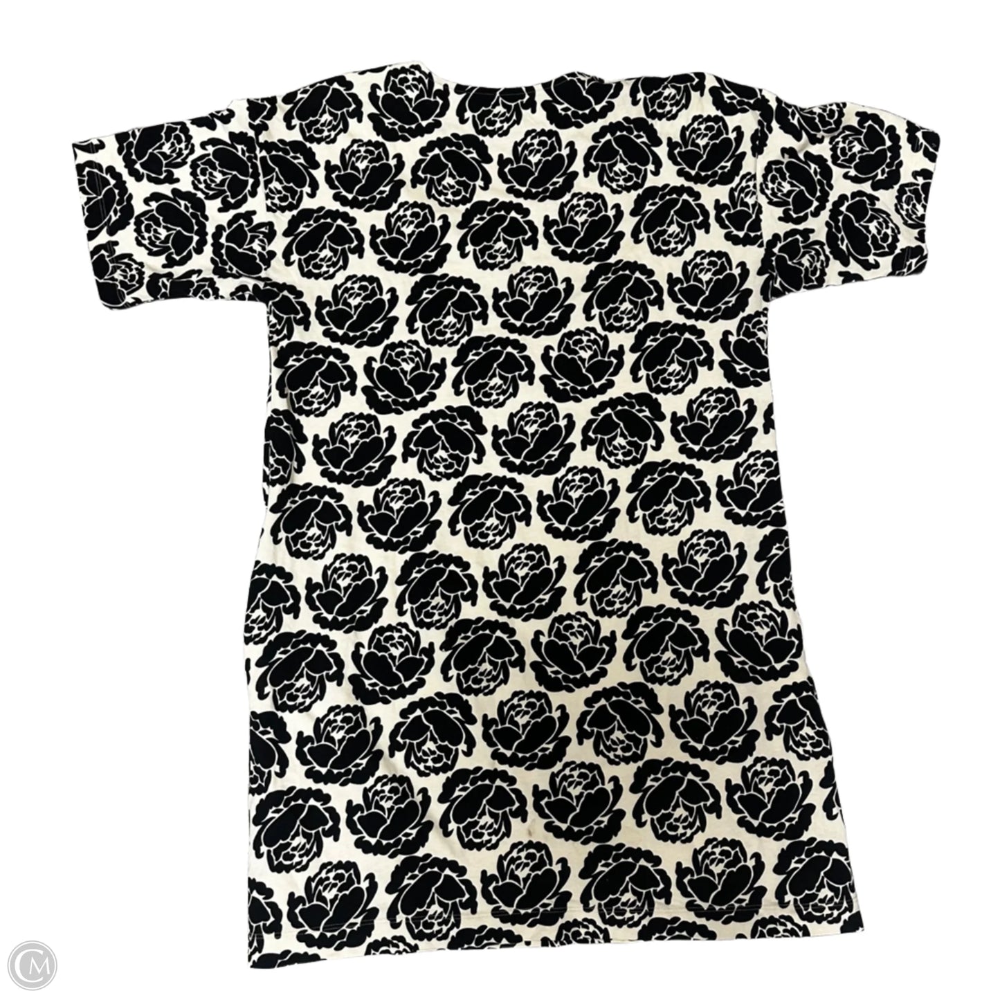 Dress Designer By Tory Burch In Black & Cream, Size: L