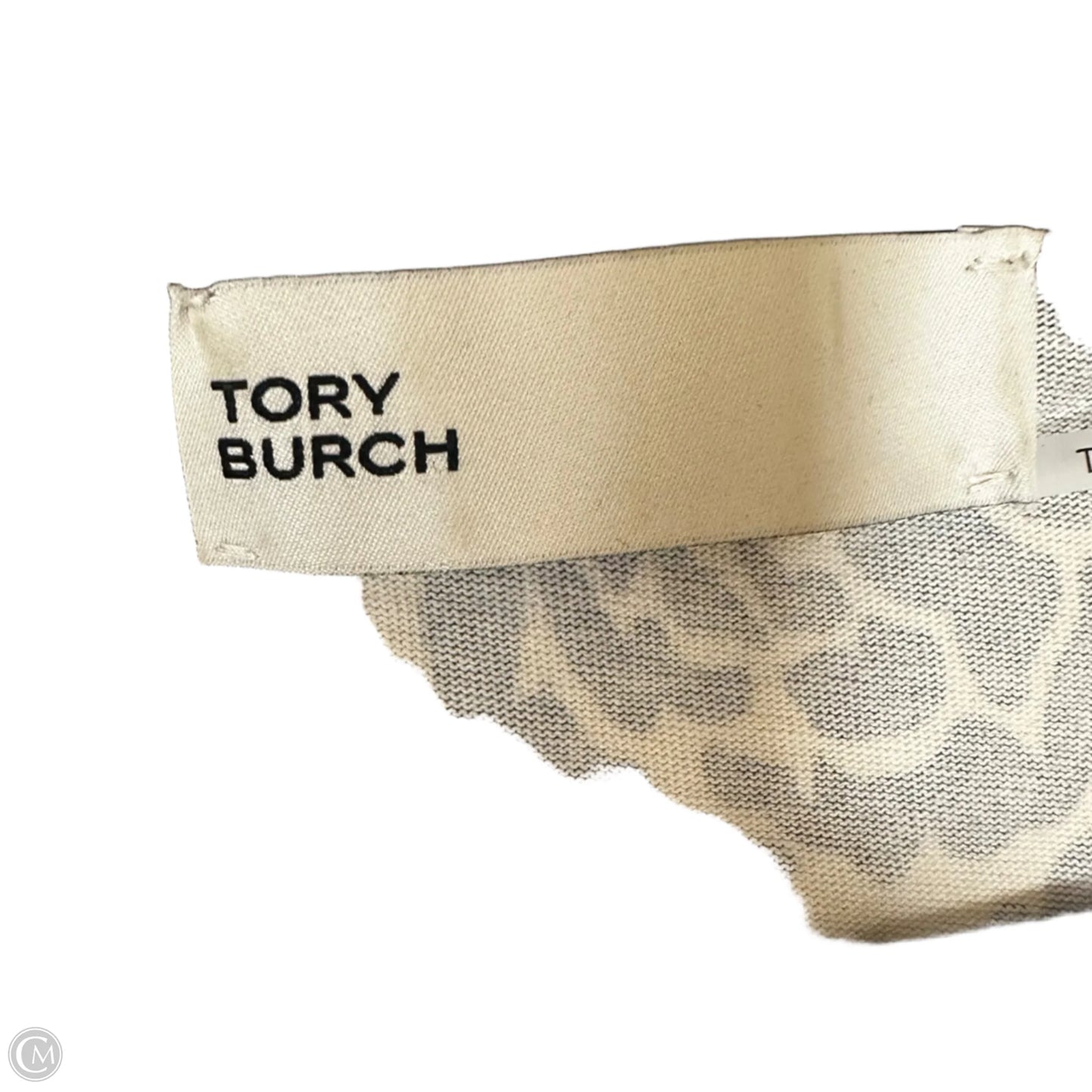 Dress Designer By Tory Burch In Black & Cream, Size: L