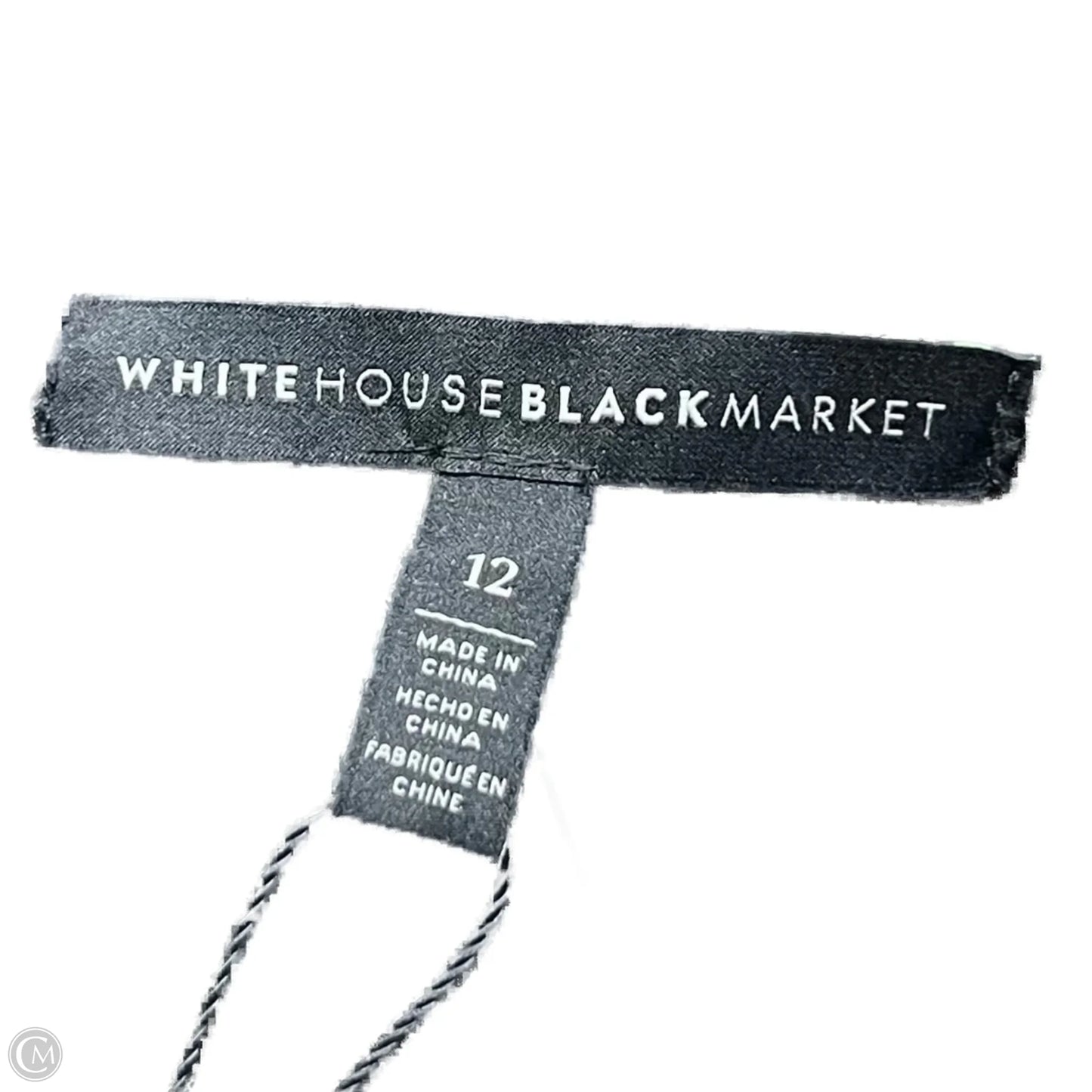 Dress Party Midi By White House Black Market In Black, Size: L