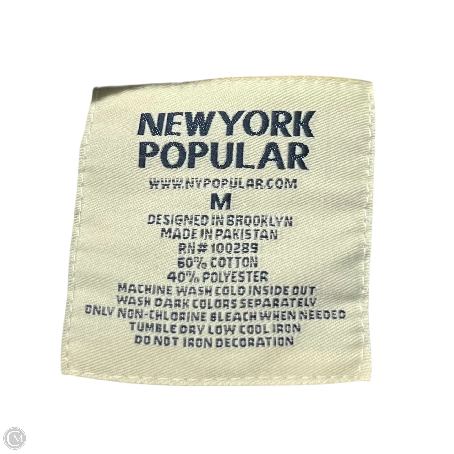 Sweatshirt Crewneck By New York Popular In Brown & Tan, Size: M