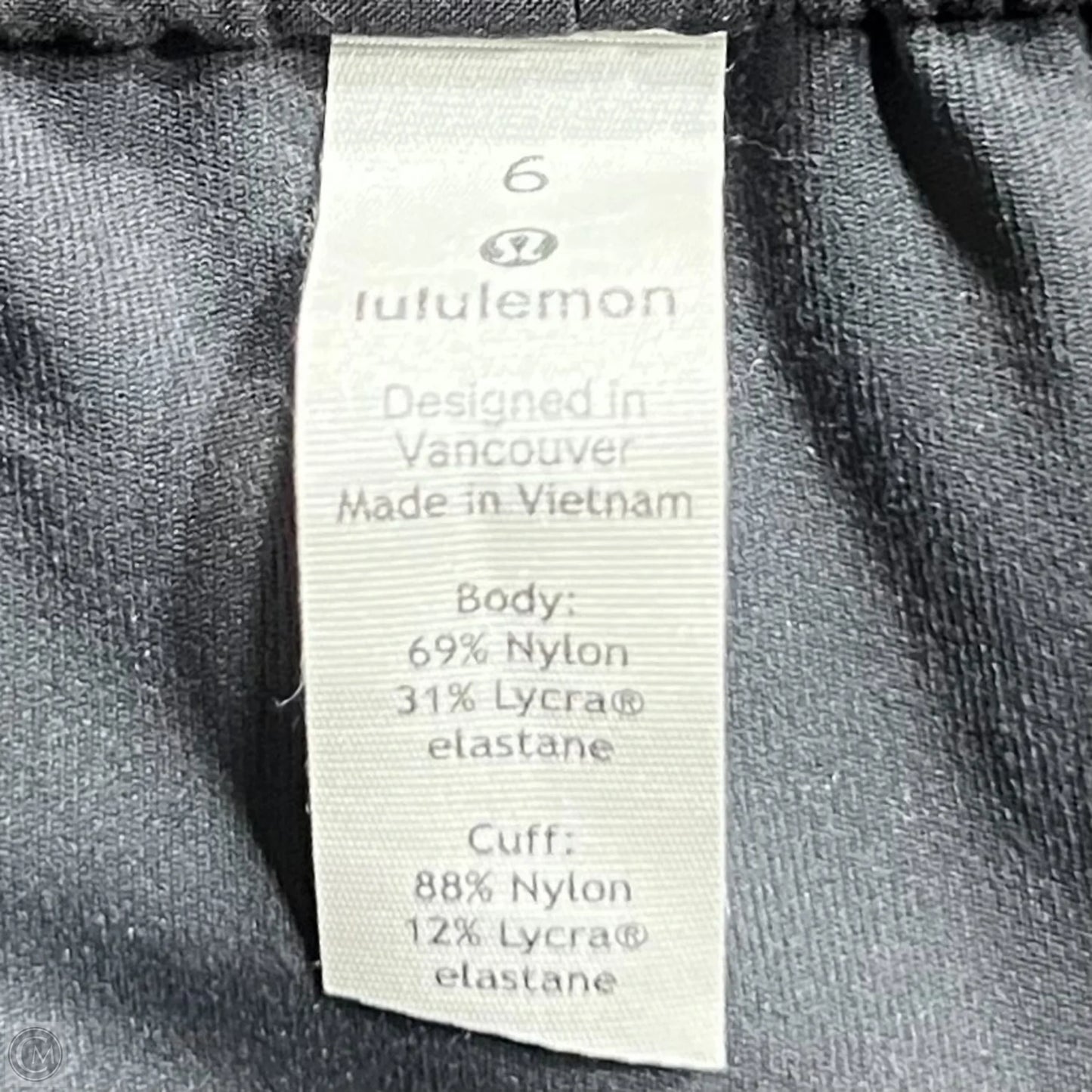 Athletic Leggings By Lululemon In Black, Size: 6