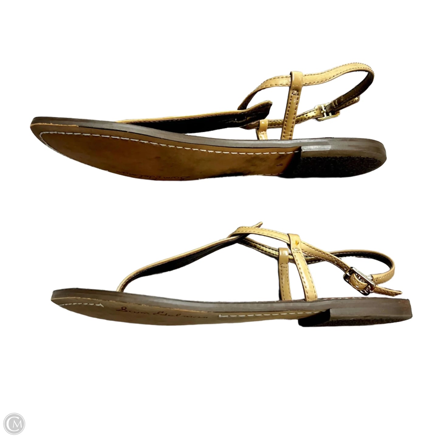Sandals Flats By Sam Edelman In Tan, Size: 8.5