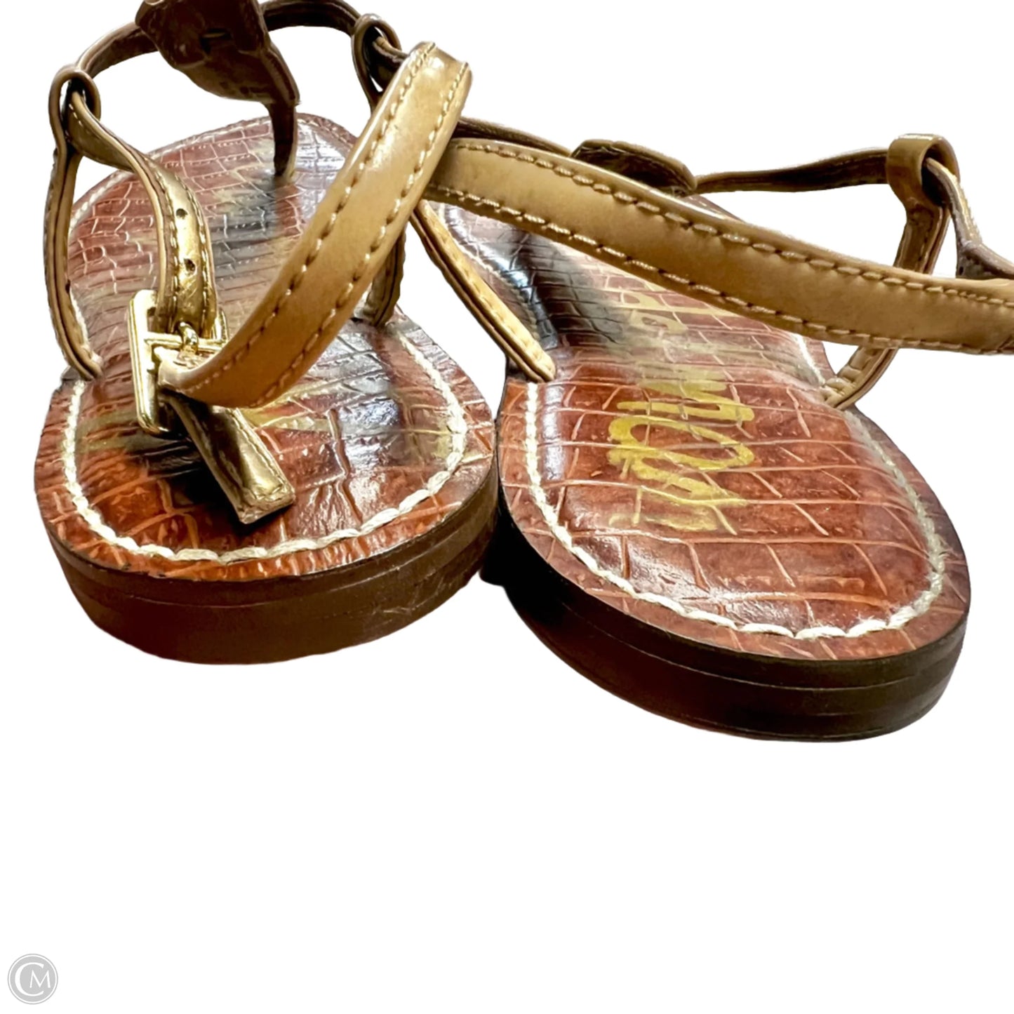 Sandals Flats By Sam Edelman In Tan, Size: 8.5