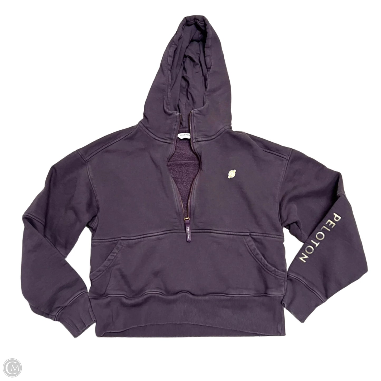 Athletic Sweatshirt Hoodie By Peloton In Purple, Size: S