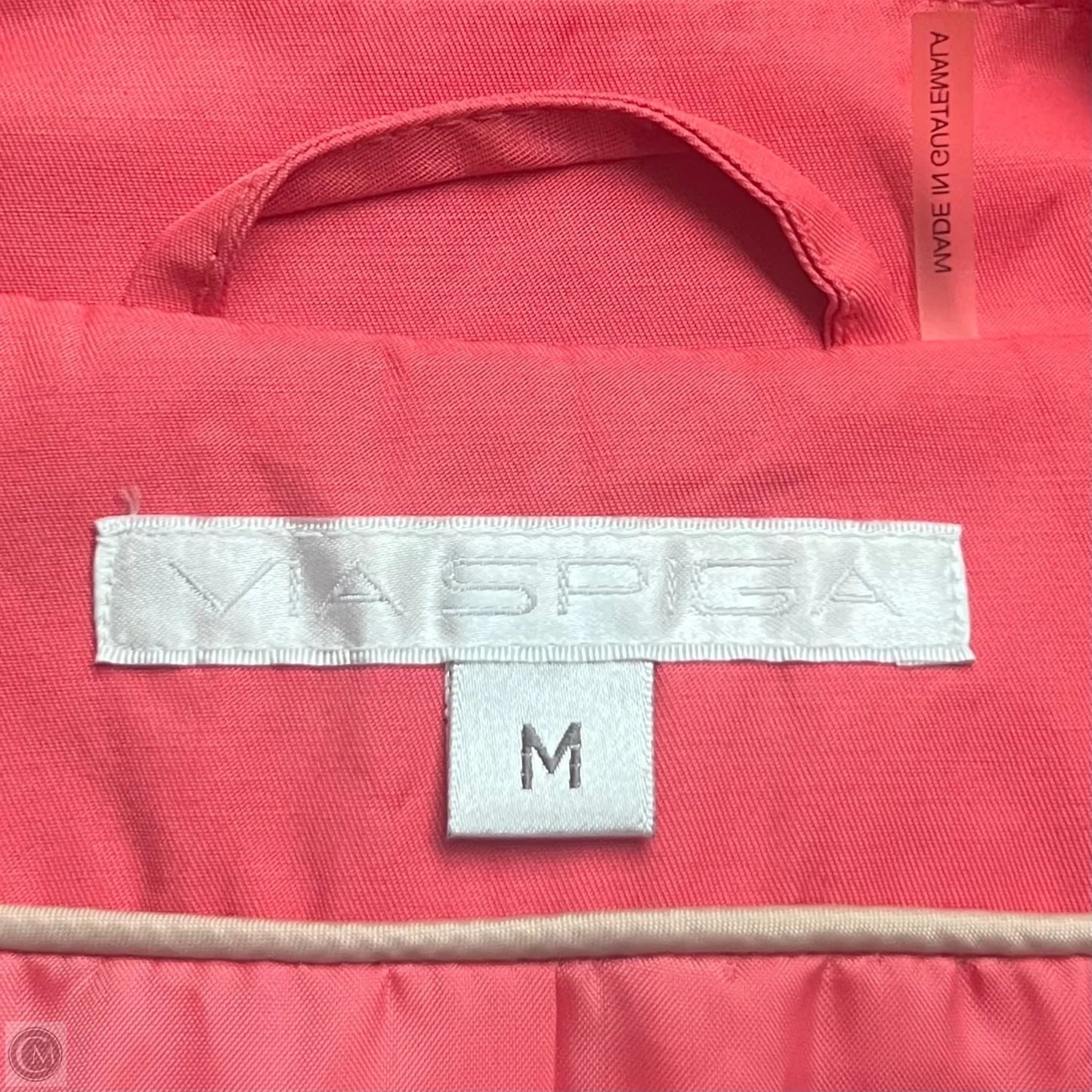 Coat Raincoat By Via Spiga In Coral, Size: M