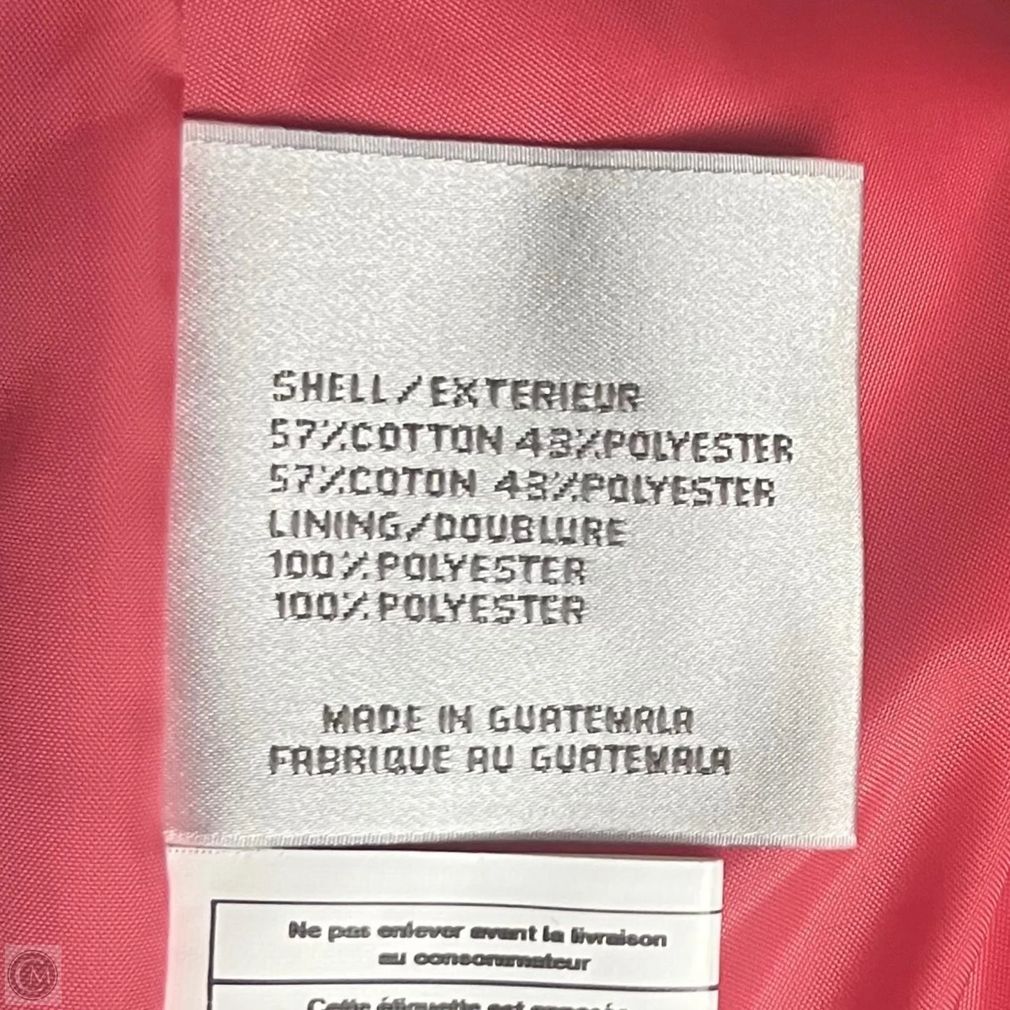 Coat Raincoat By Via Spiga In Coral, Size: M