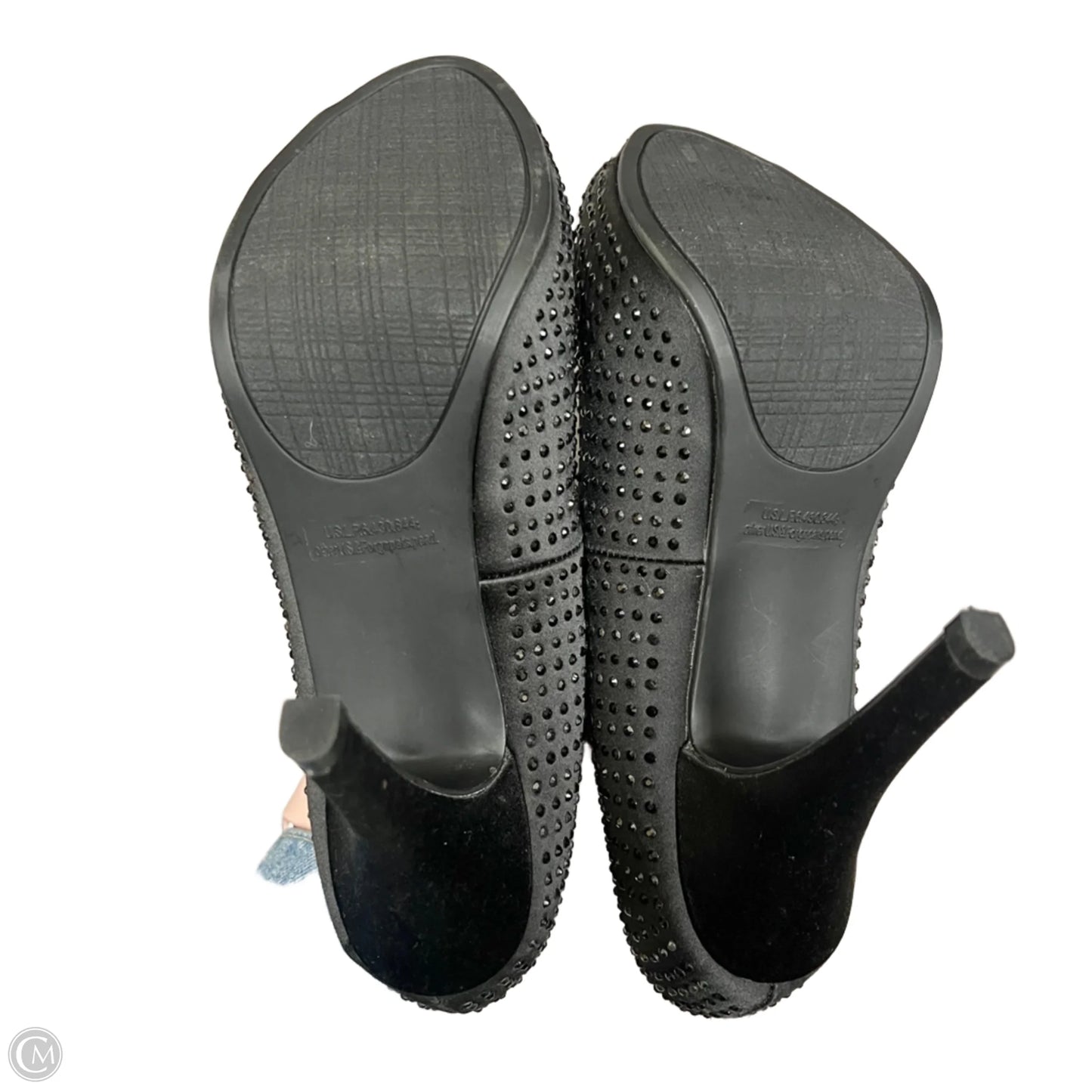 Sandals Heels Stiletto By Rampage In Black, Size: 9