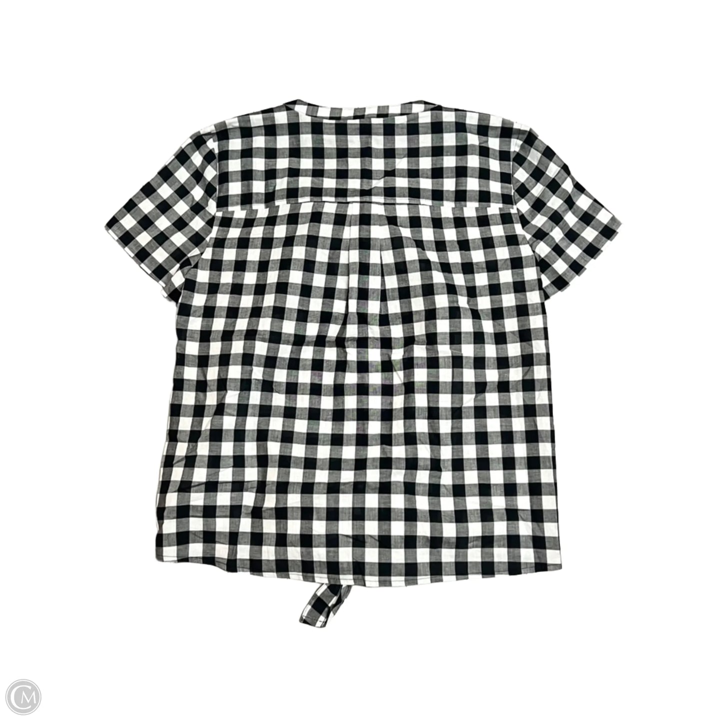 Top Short Sleeve By J. Crew In Black & White, Size: Xs