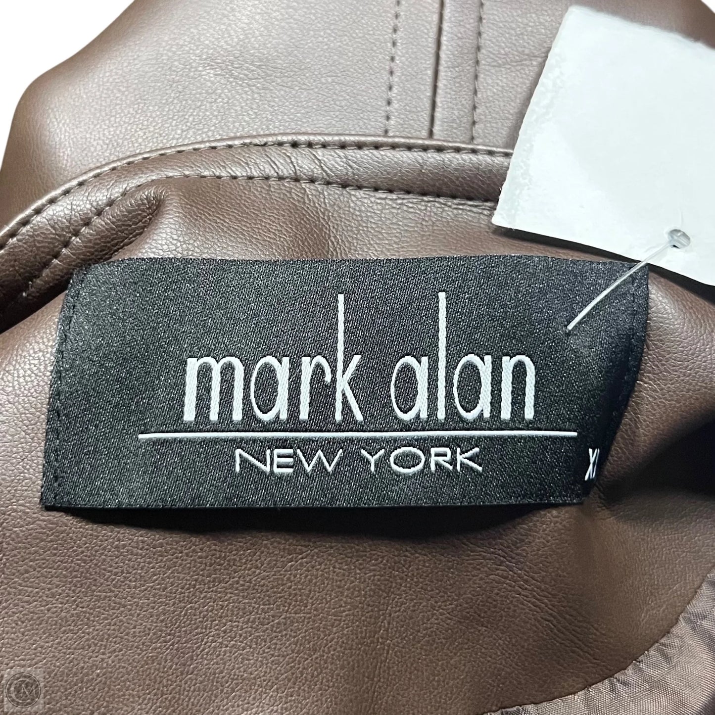 Jacket Moto By Mark Alan In Brown, Size: Xl