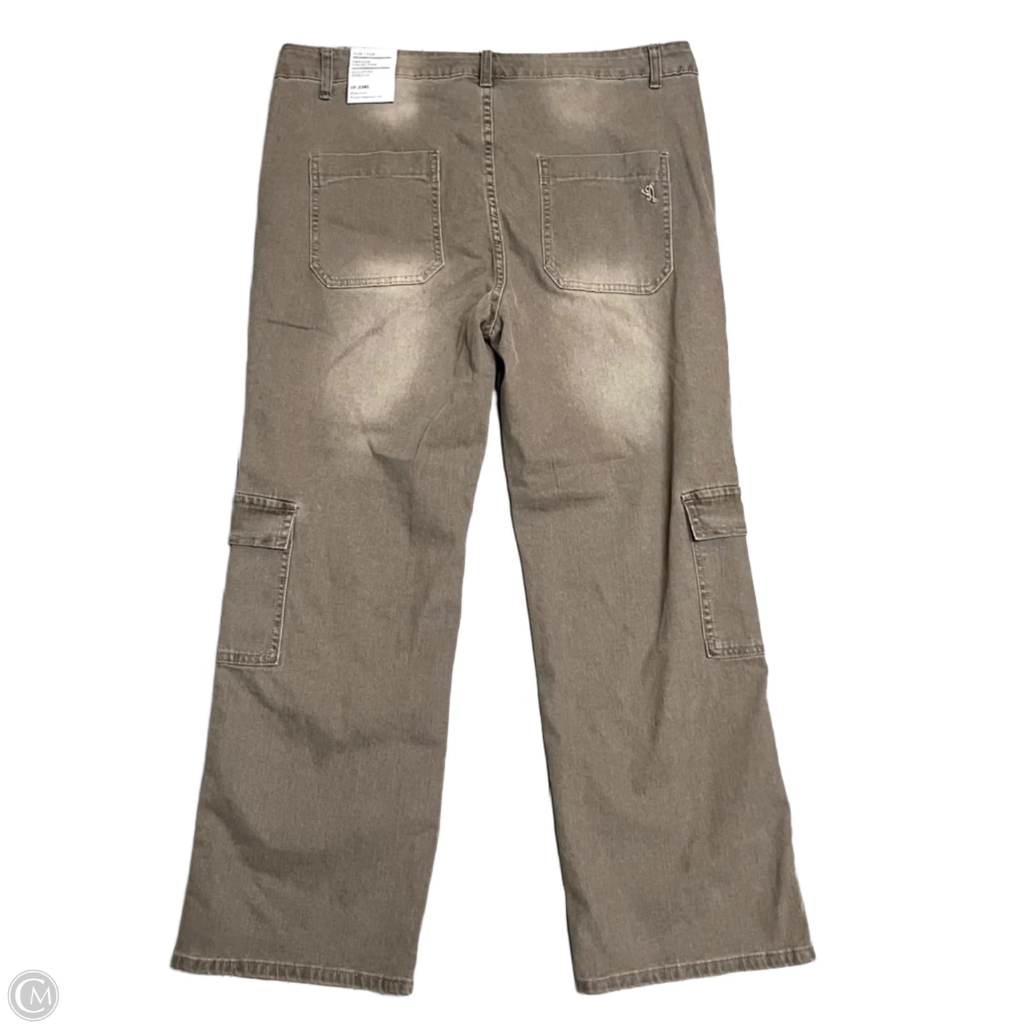 Jeans Boot Cut By Vip Jeans In Brown, Size: 18