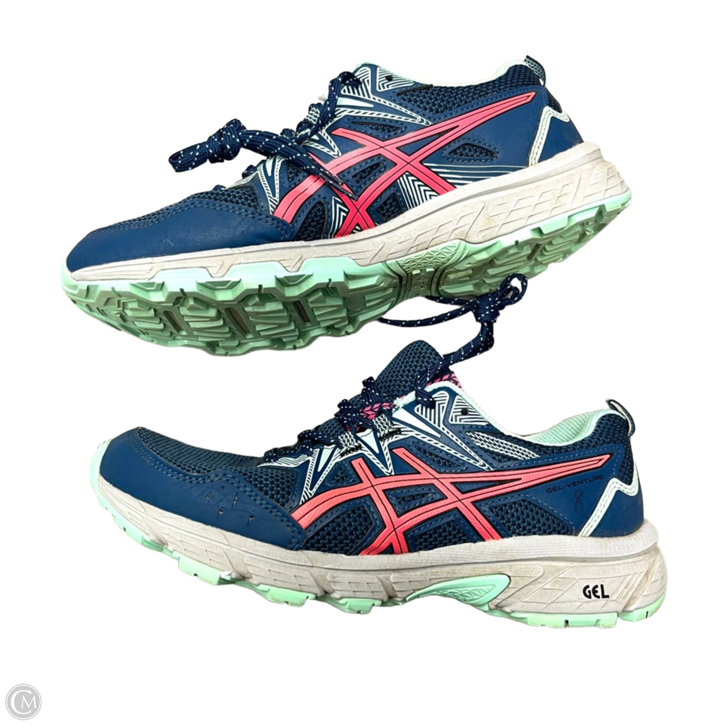 Shoes Sneakers By Asics In Blue, Size: 7.5