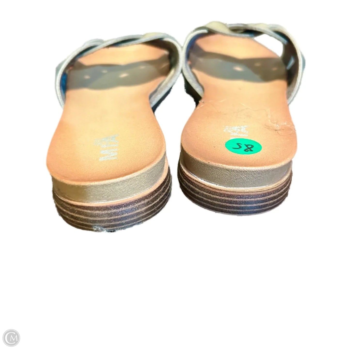 Sandals Flats By Mia In Green, Size: 8.5