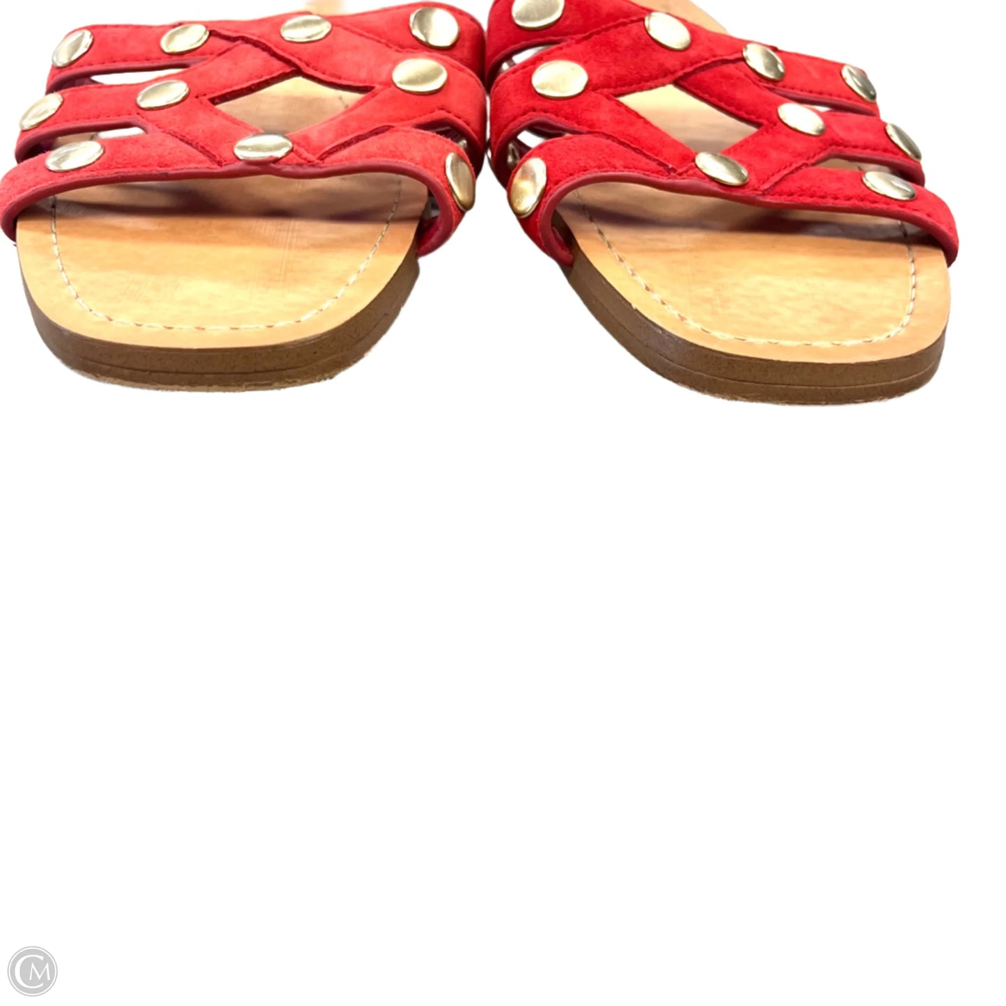 Sandals Flats By Vince Camuto In Red, Size: 8