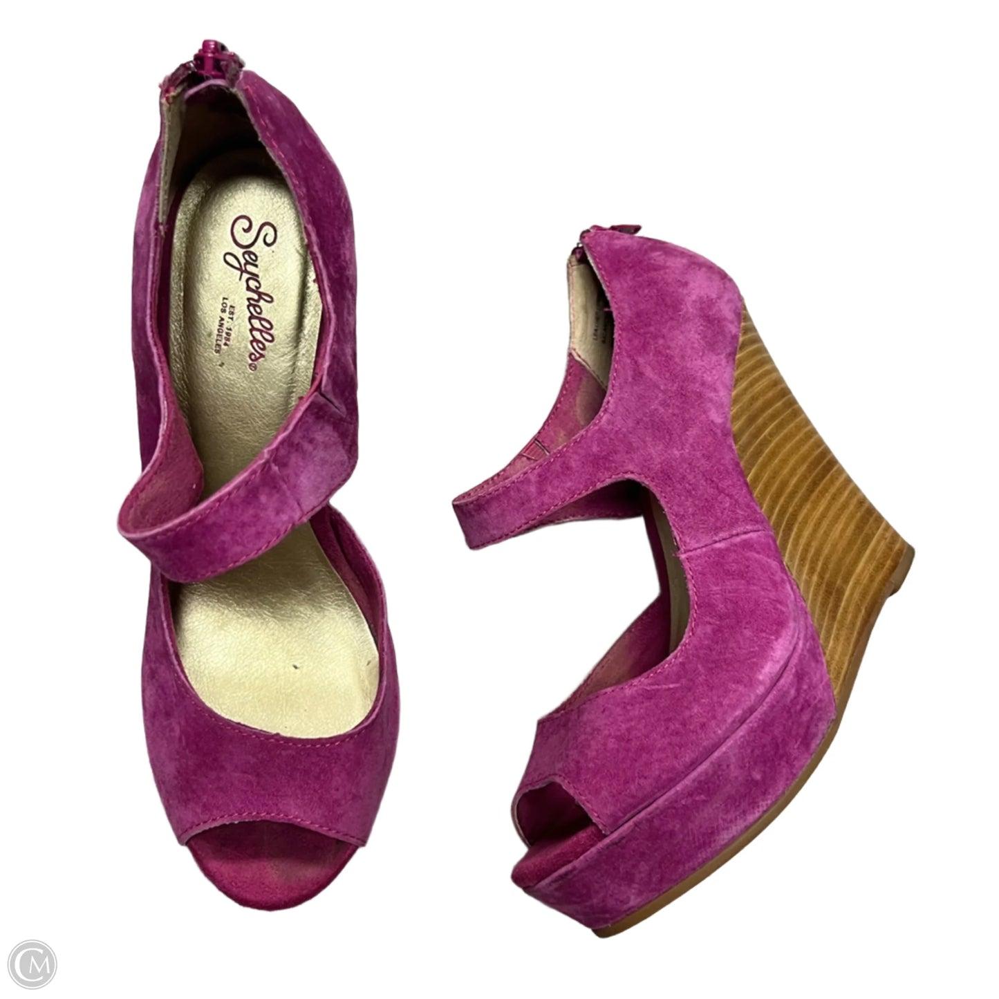Shoes Heels Platform By Seychelles In Purple, Size: 7.5