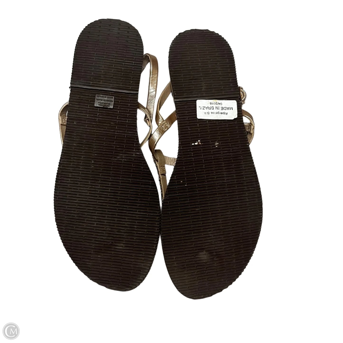 Sandals Flats By Havaianas In Rose Gold, Size: 10