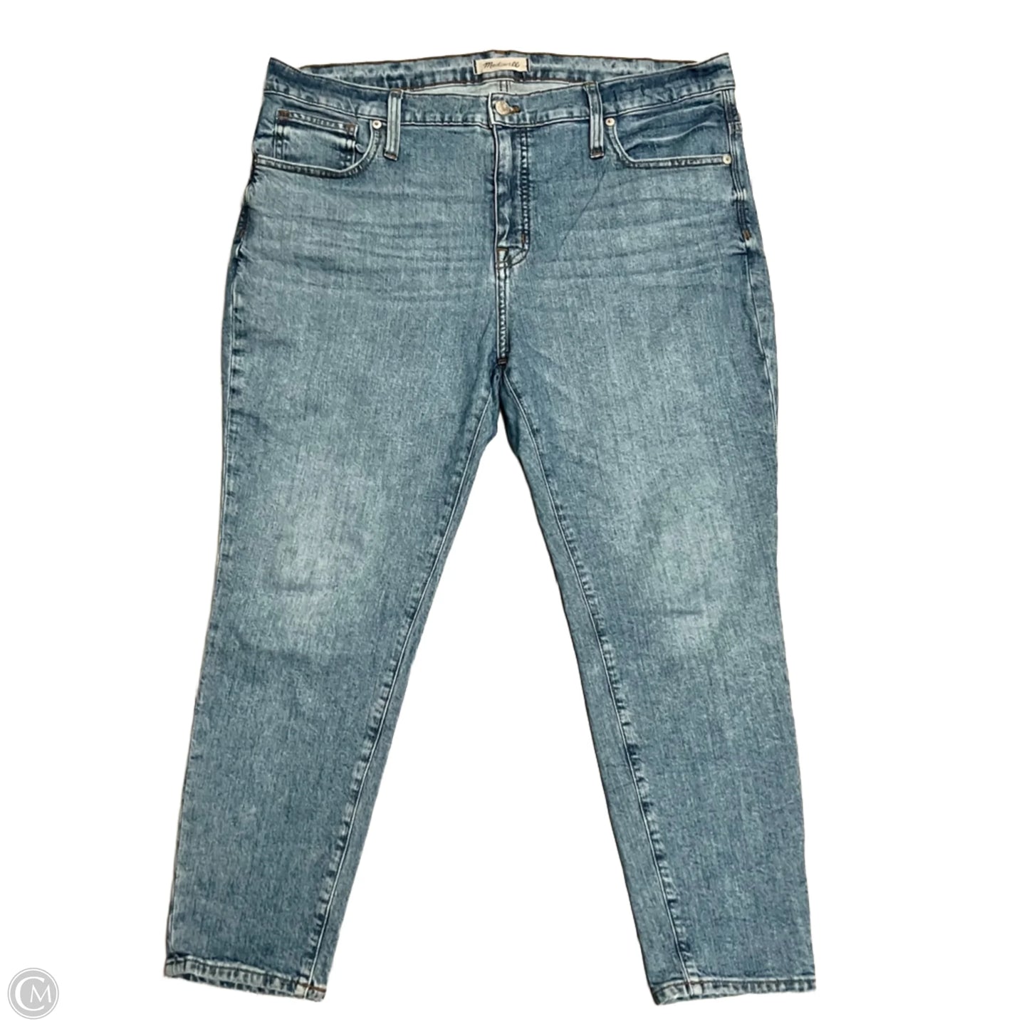 Jeans Skinny By Madewell In Blue, Size: 16