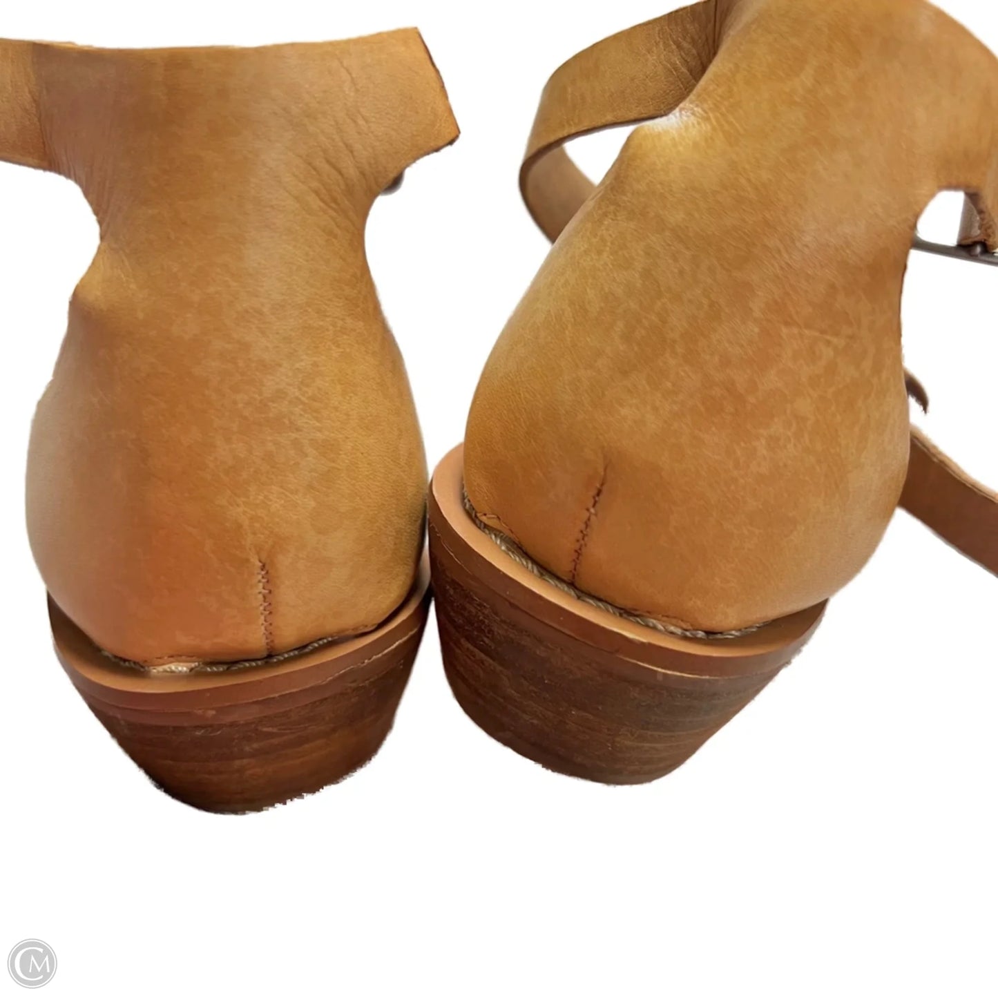 Sandals Heels Block By Madewell In Tan, Size: 7