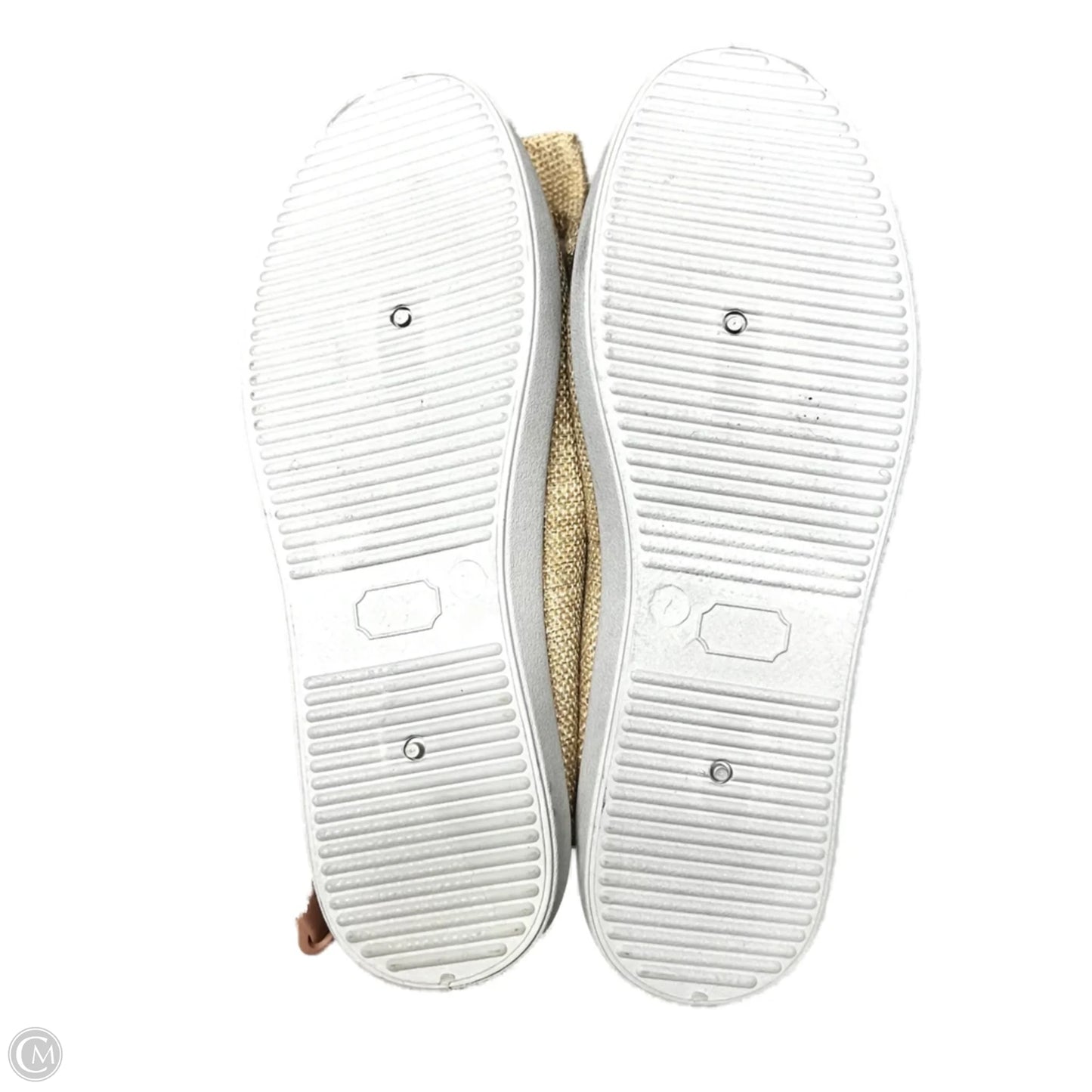 Shoes Flats In Beige, Size: 7