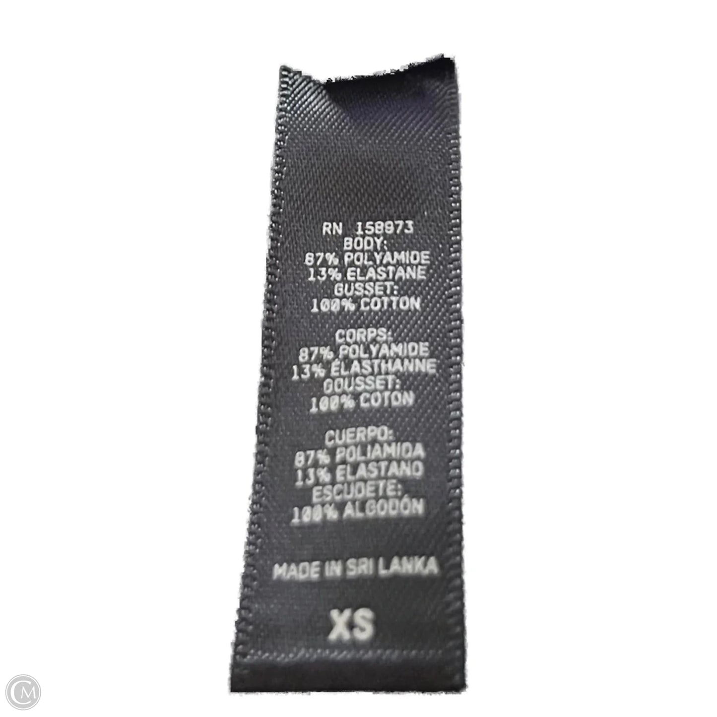 Pants Leggings By Skims In Black & Grey, Size: Xs
