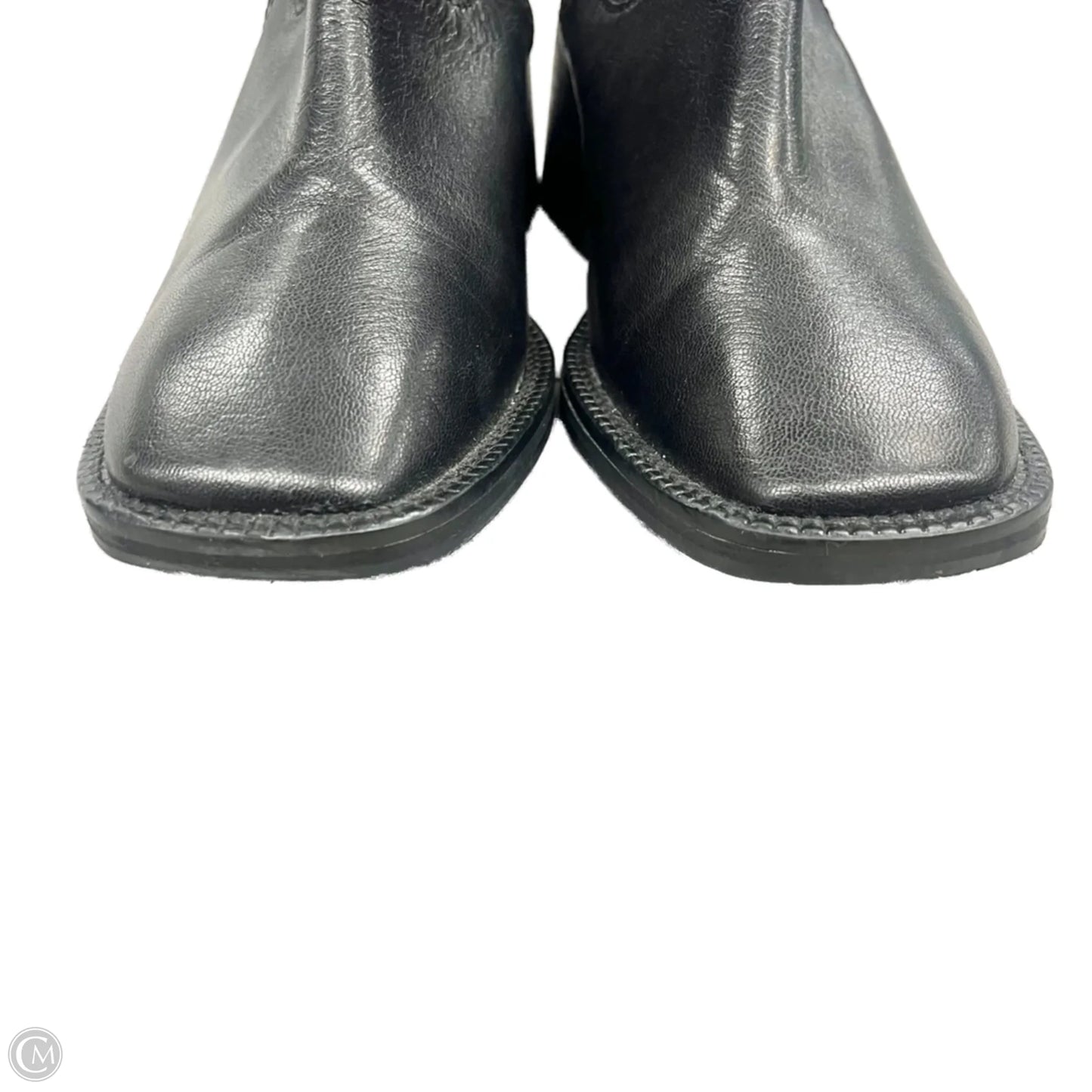 Boots Ankle Heels By Asra In Black, Size: 8.5