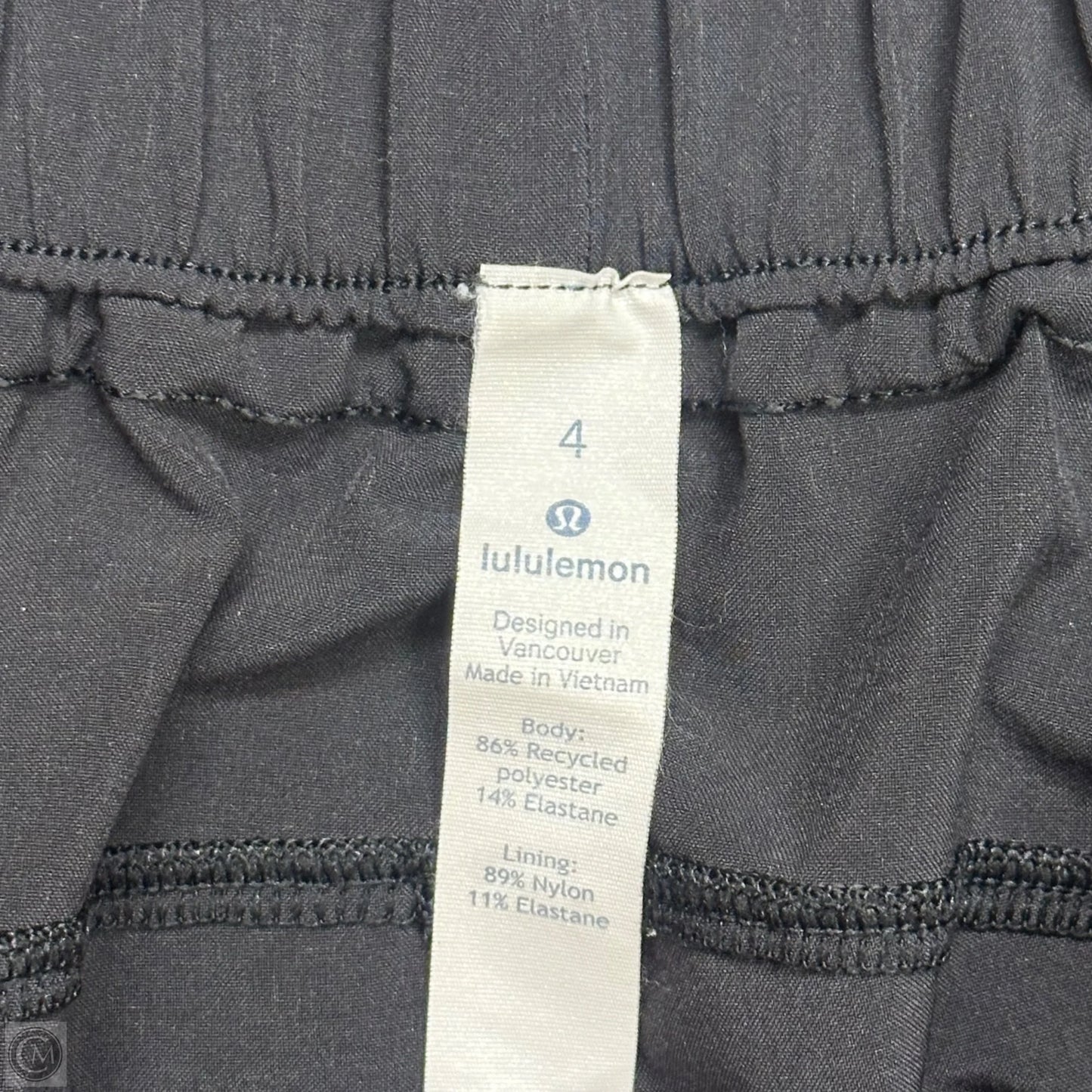 Athletic Pants By Lululemon In Black, Size: 4