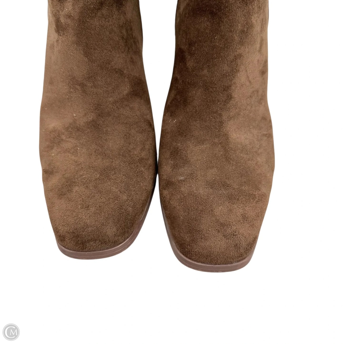 Boots Ankle Heels By Madden Girl In Brown, Size: 9