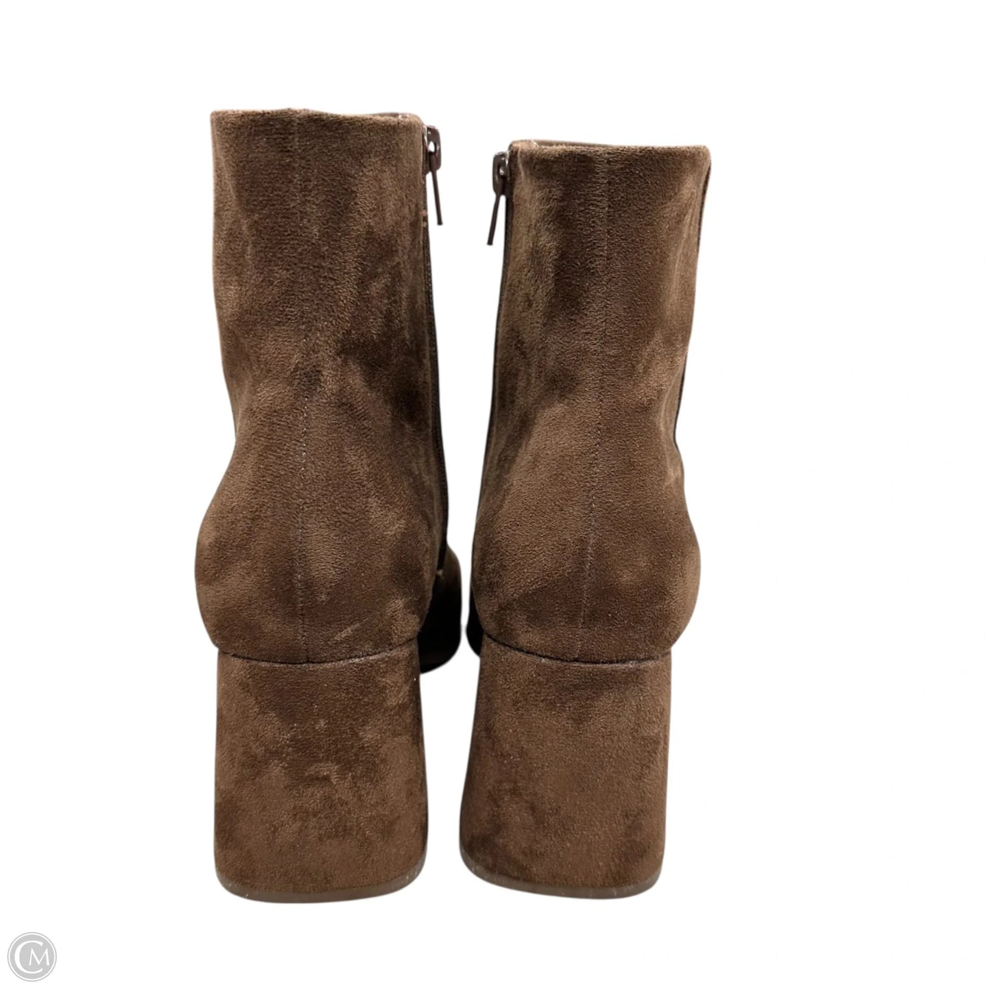 Boots Ankle Heels By Madden Girl In Brown, Size: 9