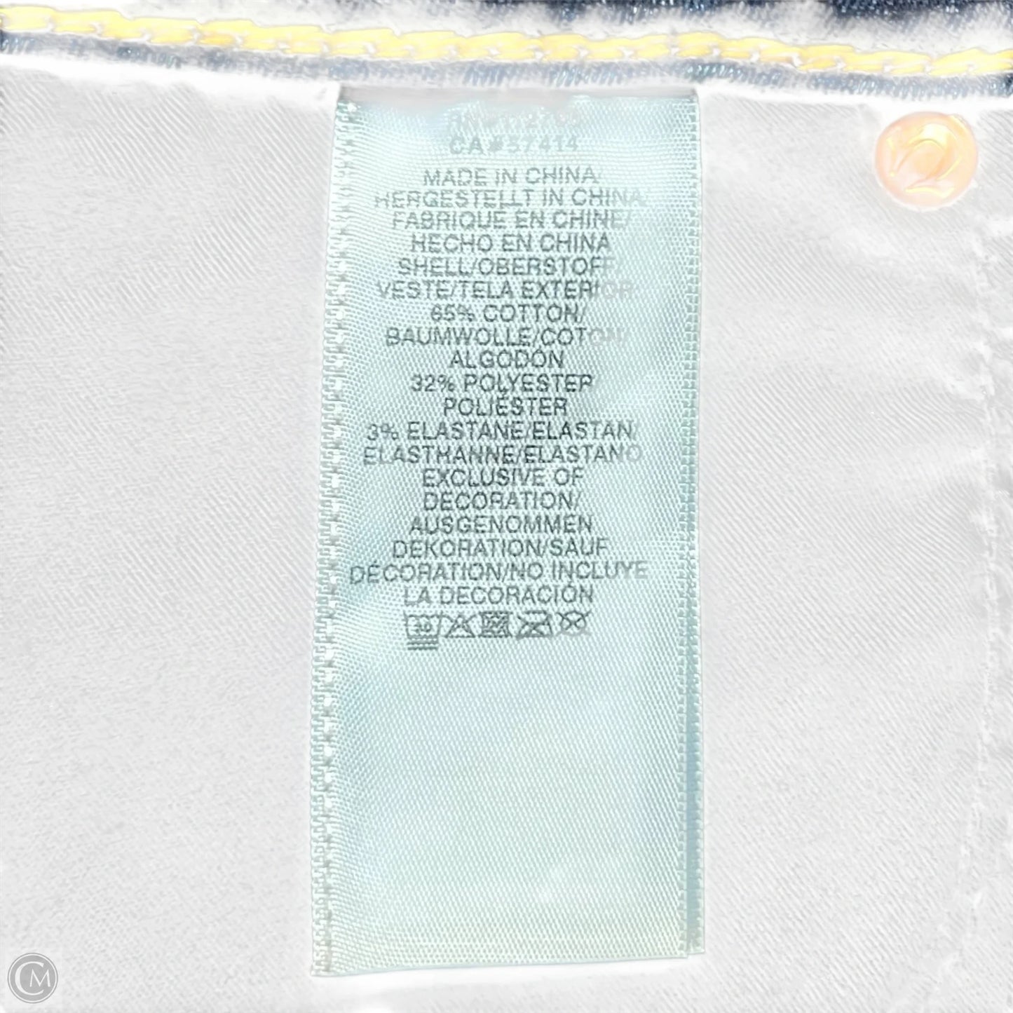 Jeans Skinny By True Religion In Blue, Size: 14