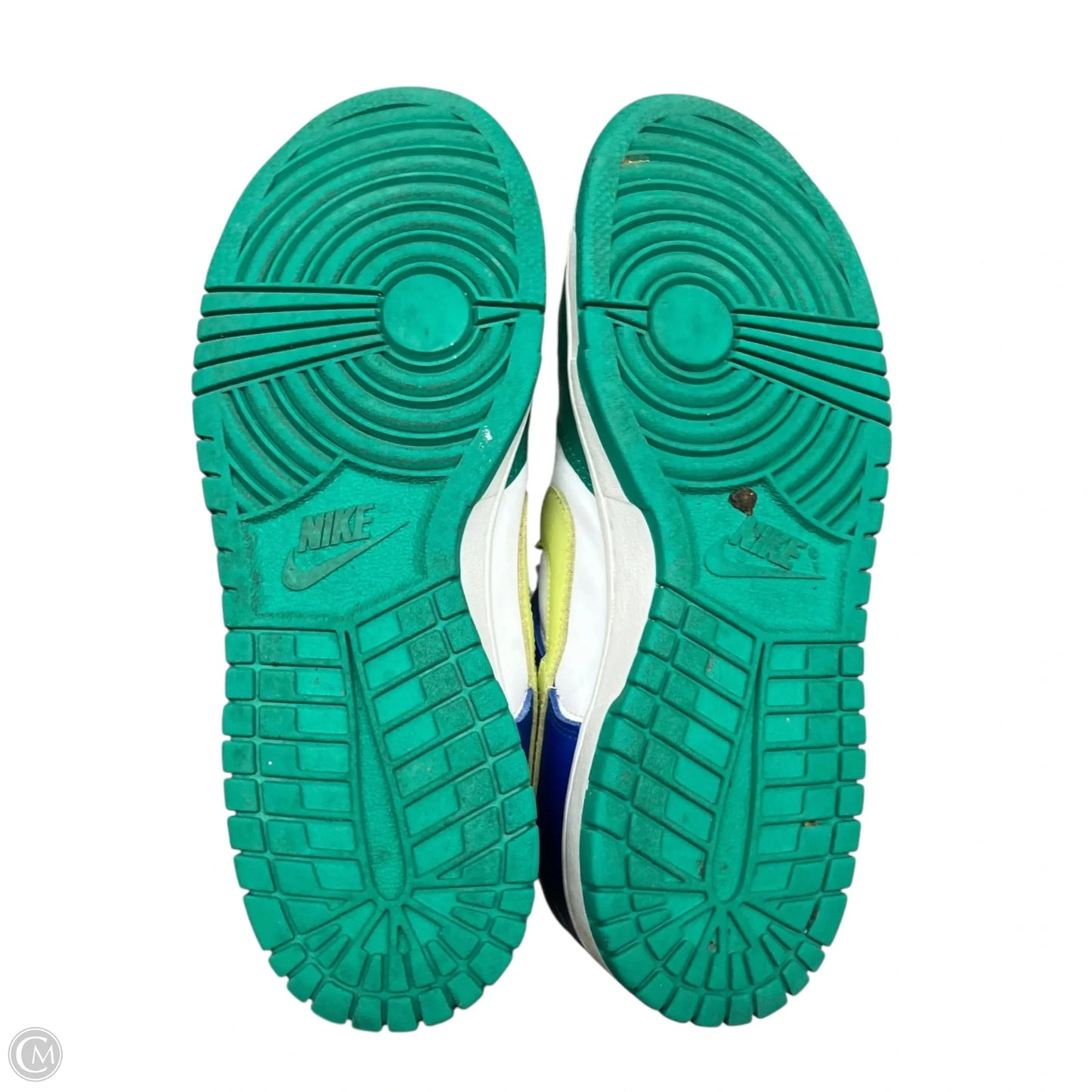 Shoes Sneakers By Nike In Blue & Green, Size: 8.5