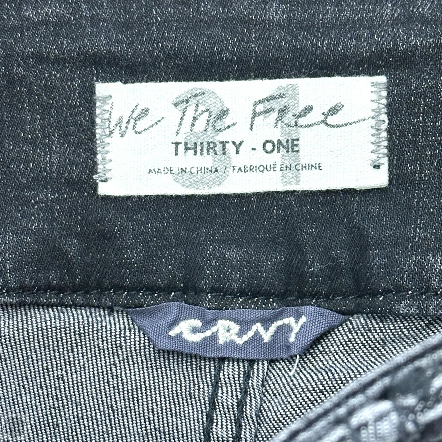 Jeans Skinny By We The Free In Black, Size: 12