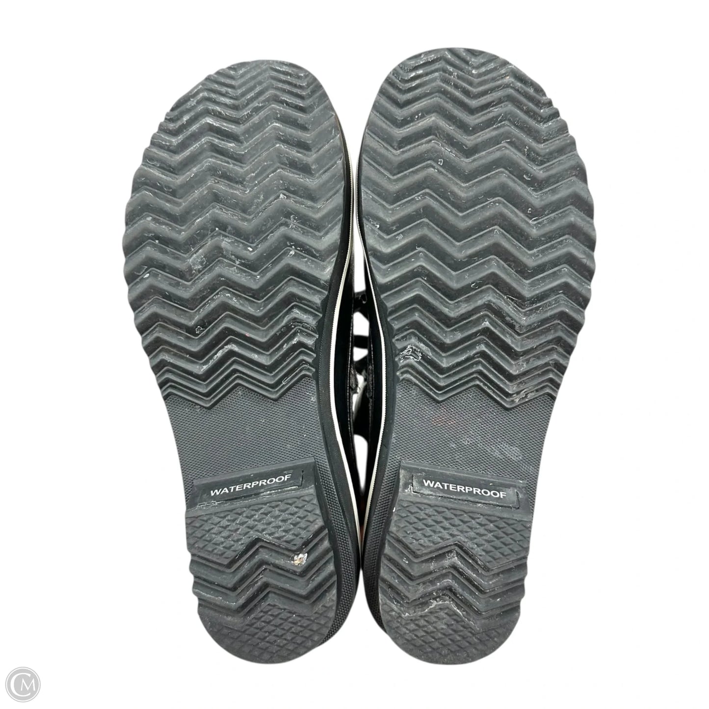 Boots Rain By Sorel In Black & Grey, Size: 5