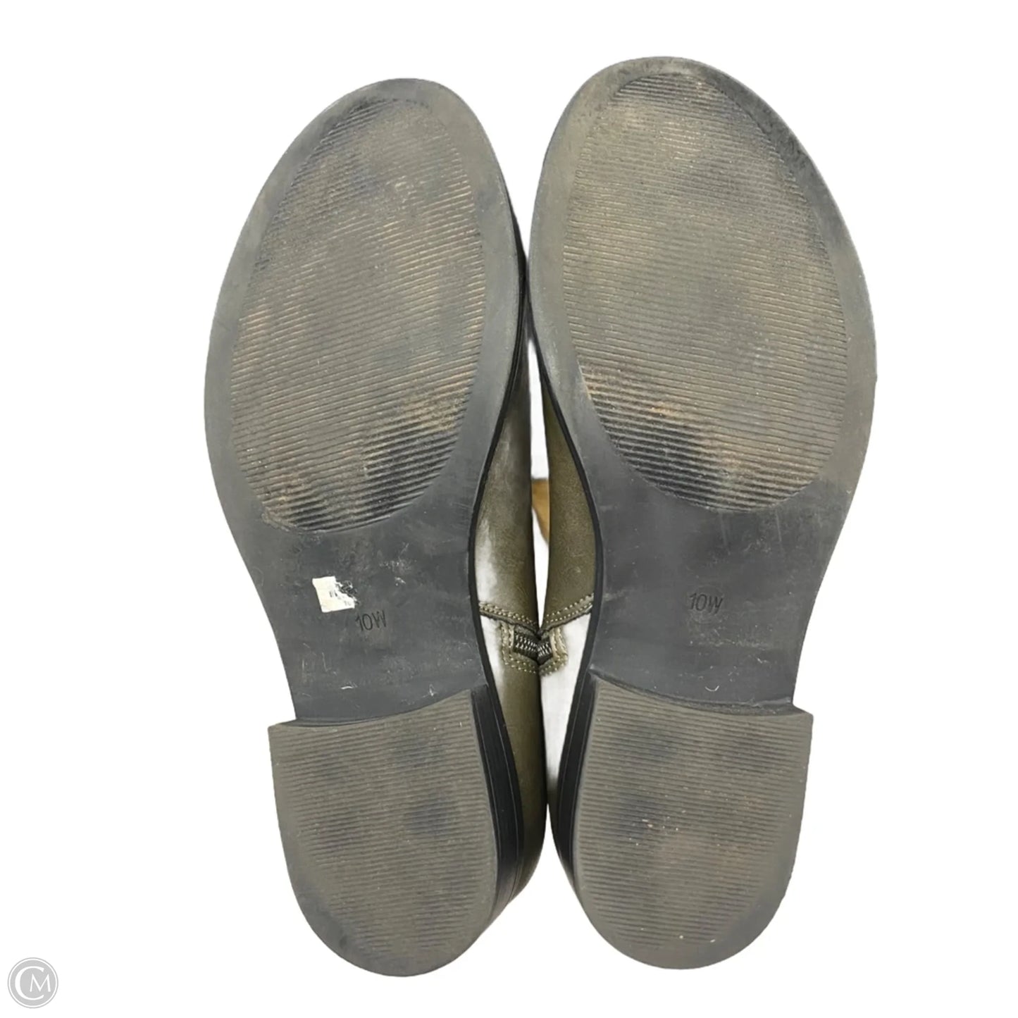 Boots Knee Heels By Torrid In Green, Size: 10