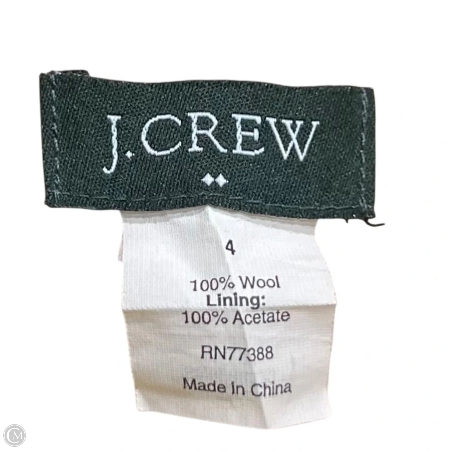 Coat Peacoat By J. Crew In Red, Size: S