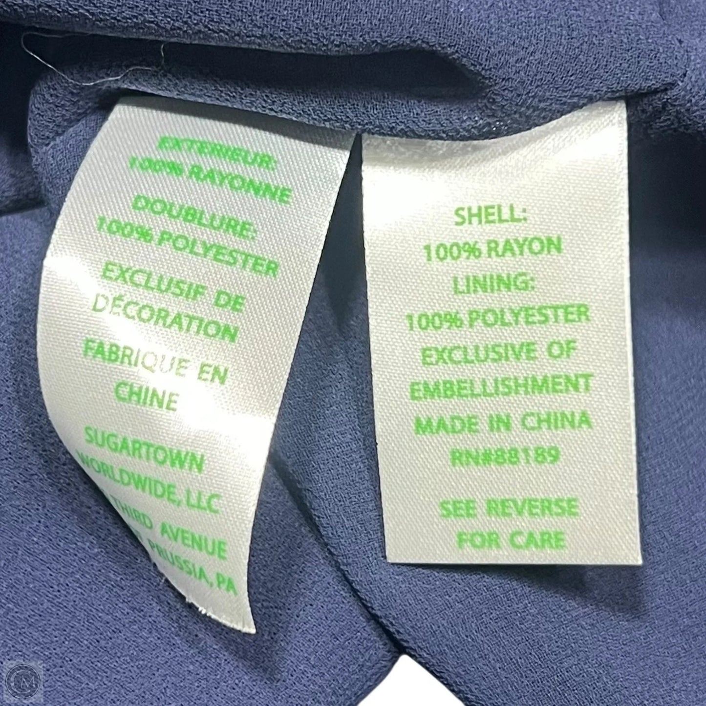 Tank Top Designer By Lilly Pulitzer In Blue & Gold, Size: S