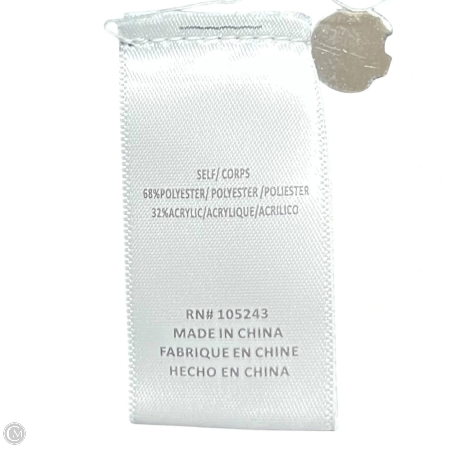 Sweater By Bobeau In Black & White, Size: M