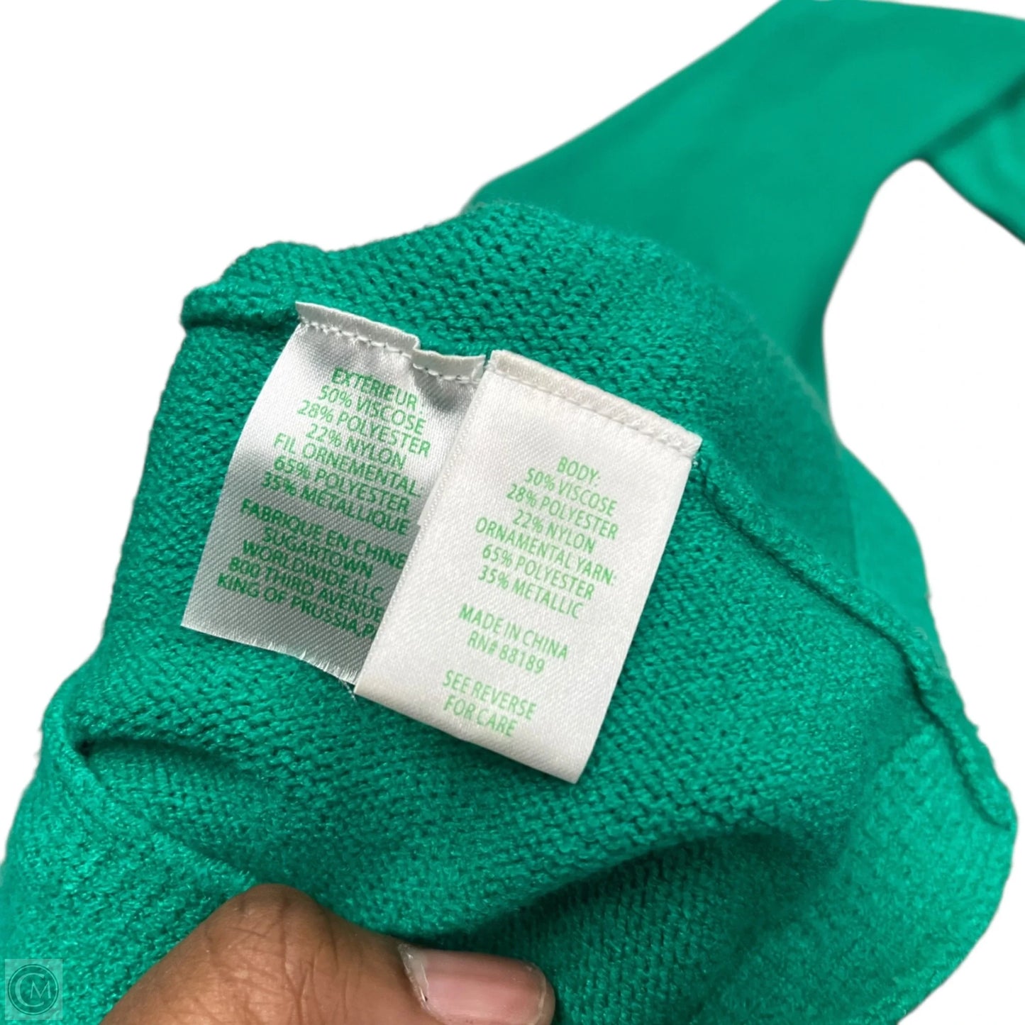 Sweater Designer By Lilly Pulitzer In Green, Size: Xl