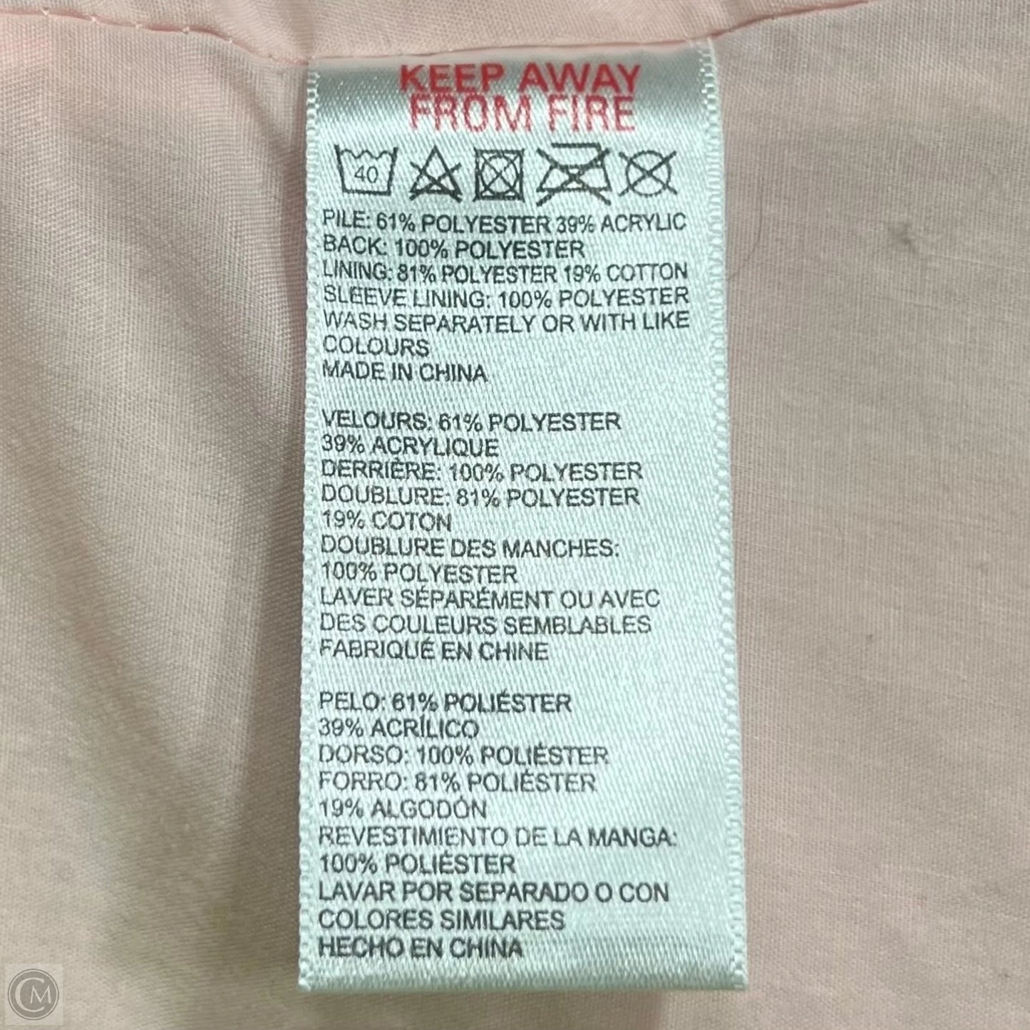 Jacket Faux Fur & Sherpa By Urban Outfitters In Pink, Size: M