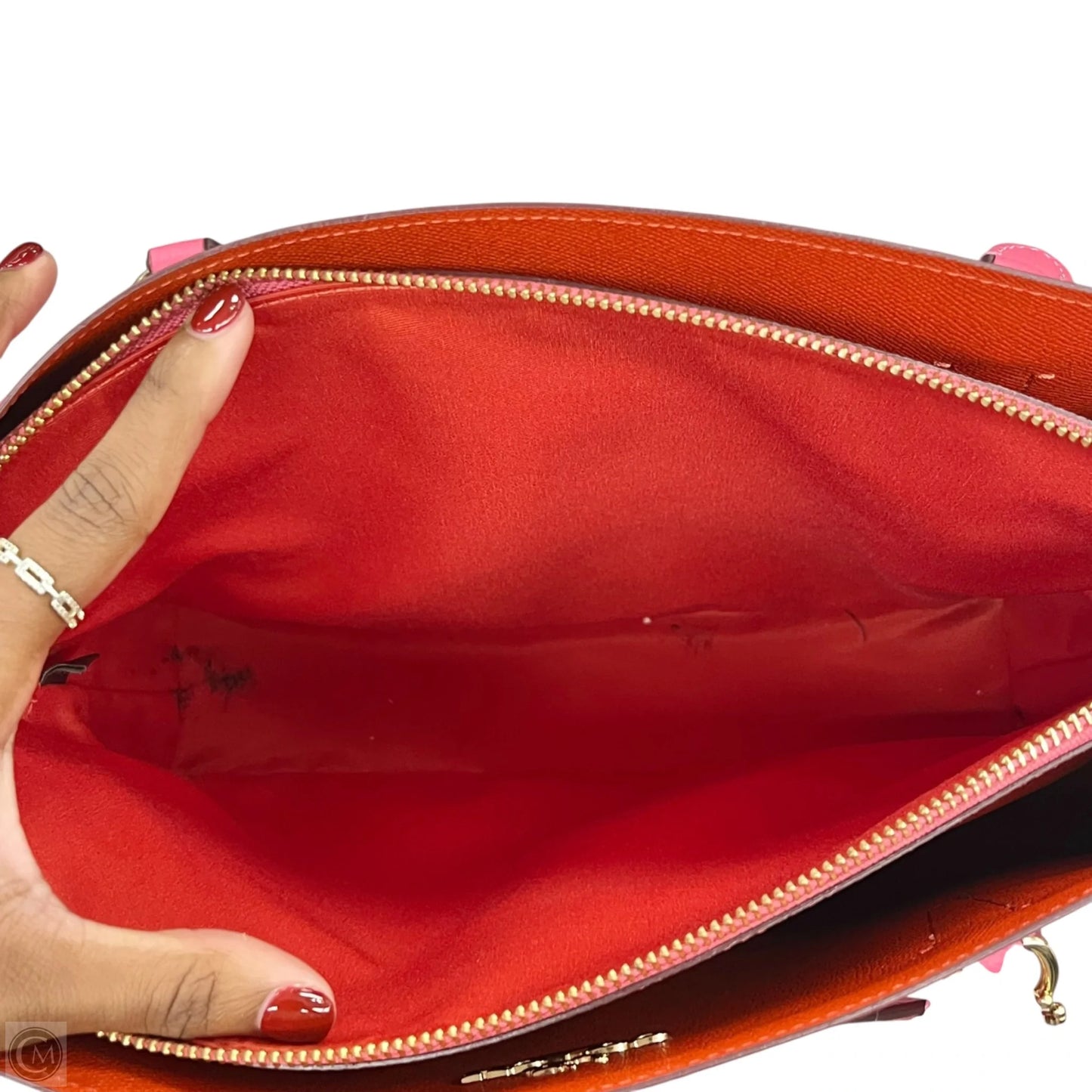 Handbag Designer By Coach, Size: Small