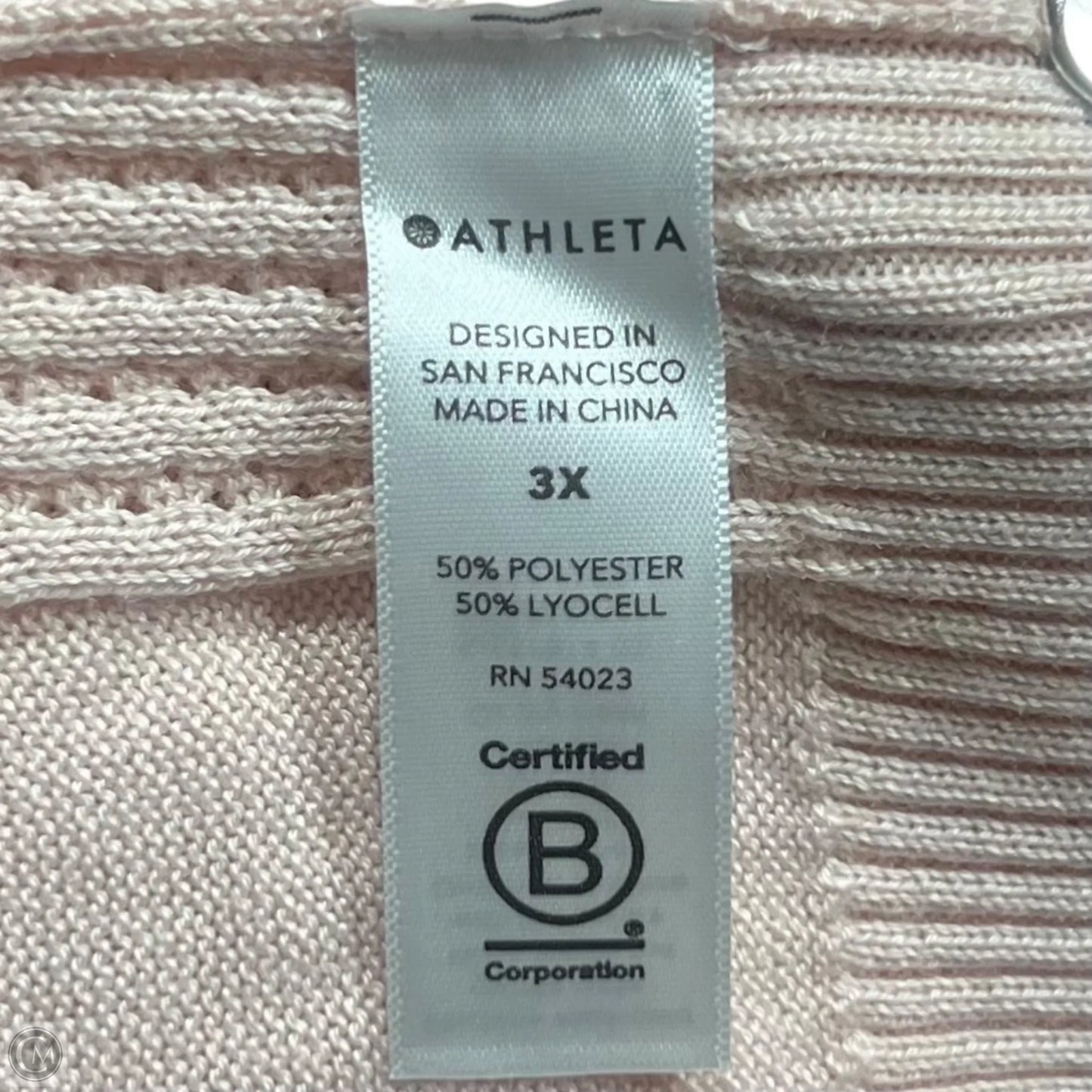 Sweatshirt Hoodie By Athleta In Pink, Size: 3x