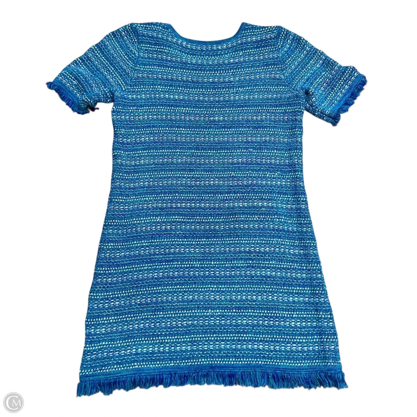 Dress Designer By Lilly Pulitzer In Blue & White, Size: L