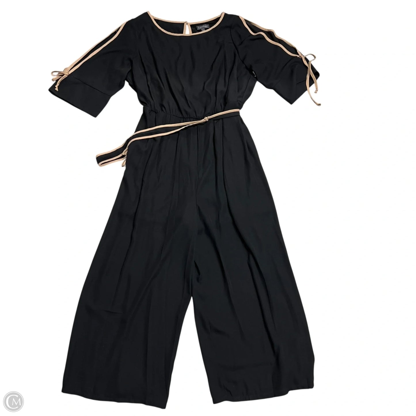 Jumpsuit By Luxology In Black & Tan, Size: 3x