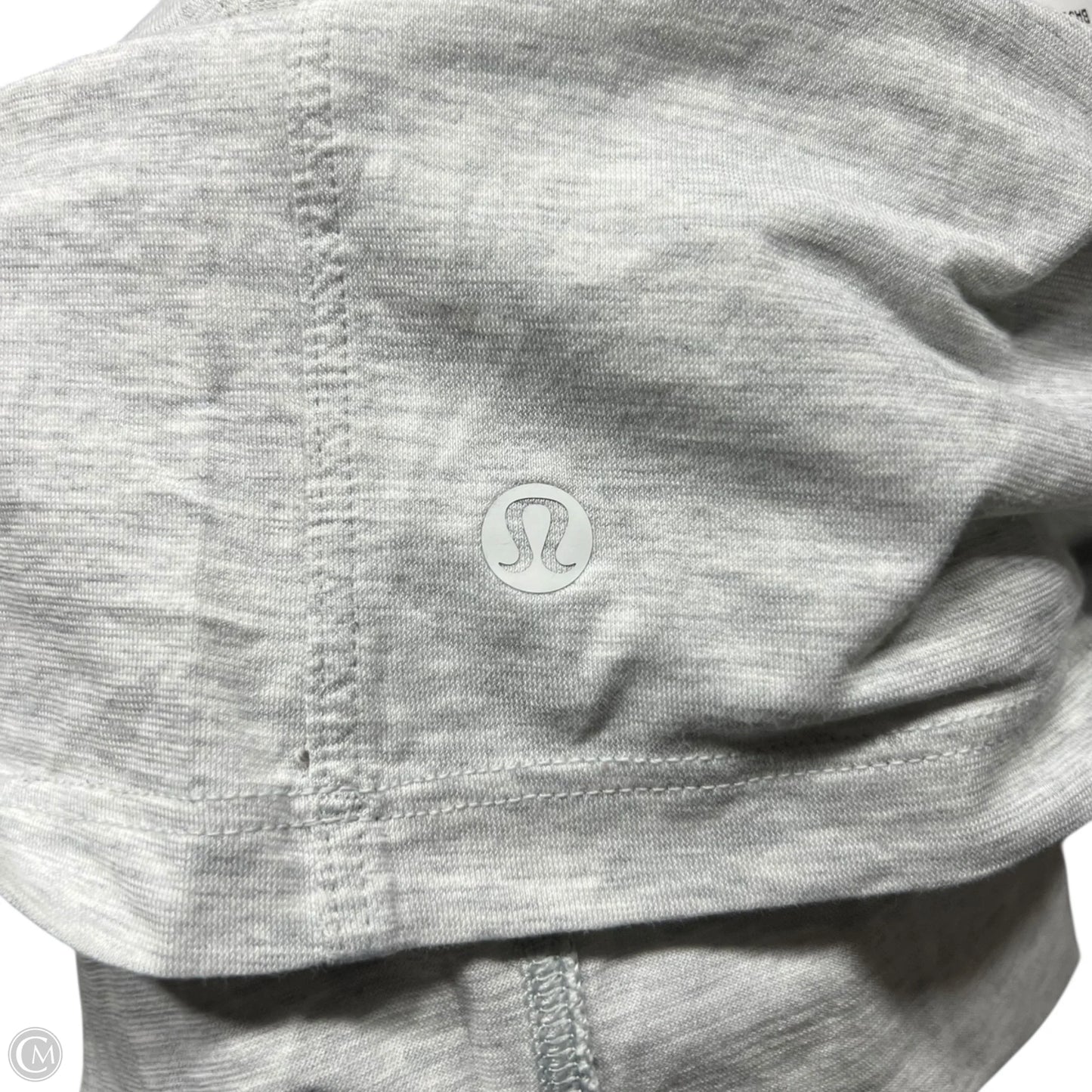 Top Long Sleeve Basic By Lululemon In Grey, Size: M