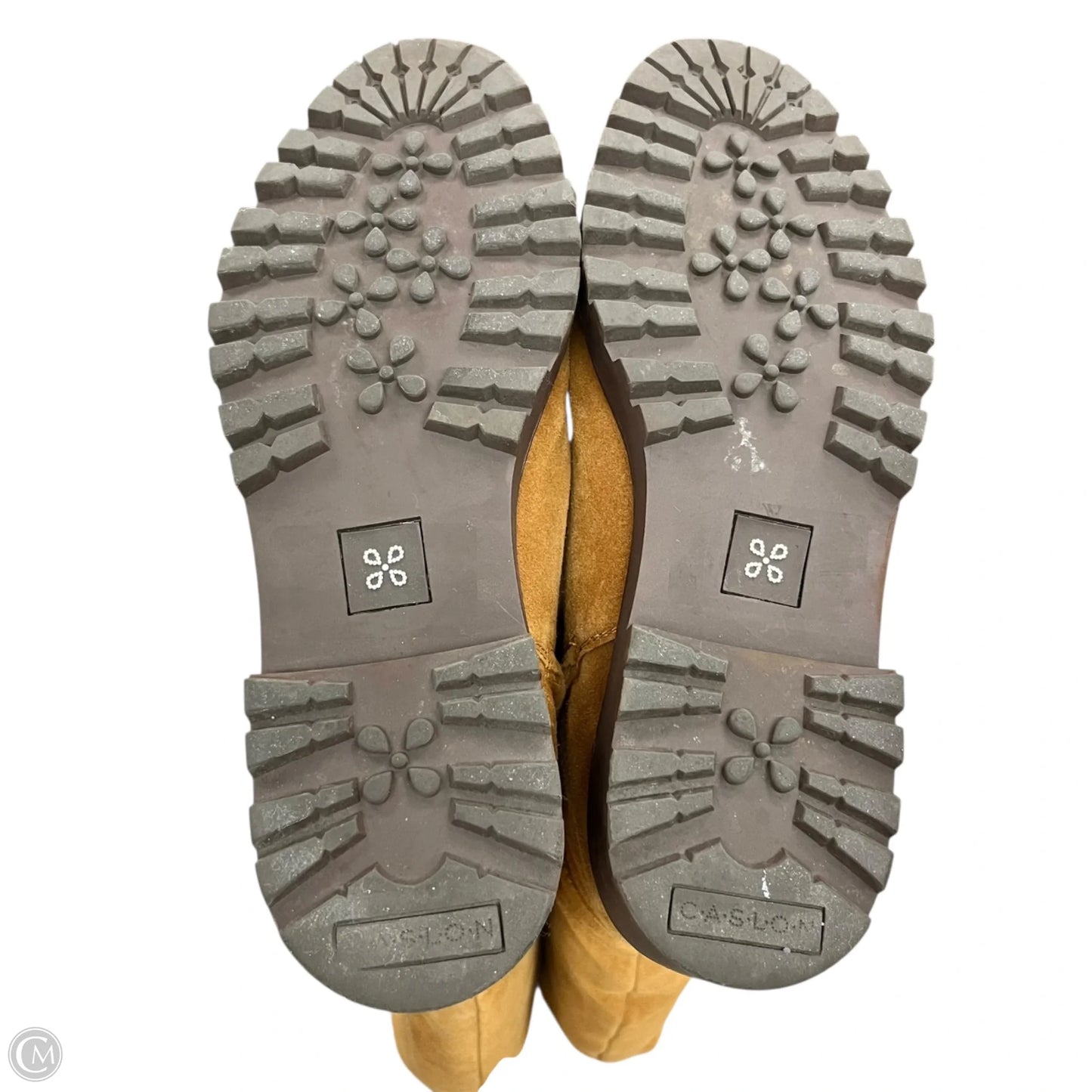 Boots Knee Heels By Caslon In Brown, Size: 11