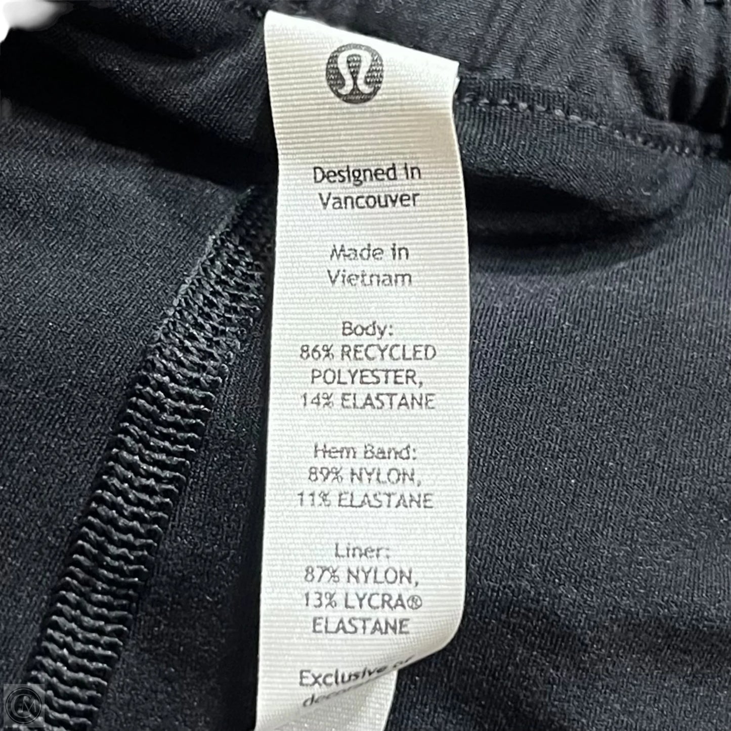 Athletic Skort By Lululemon In Black, Size: 4