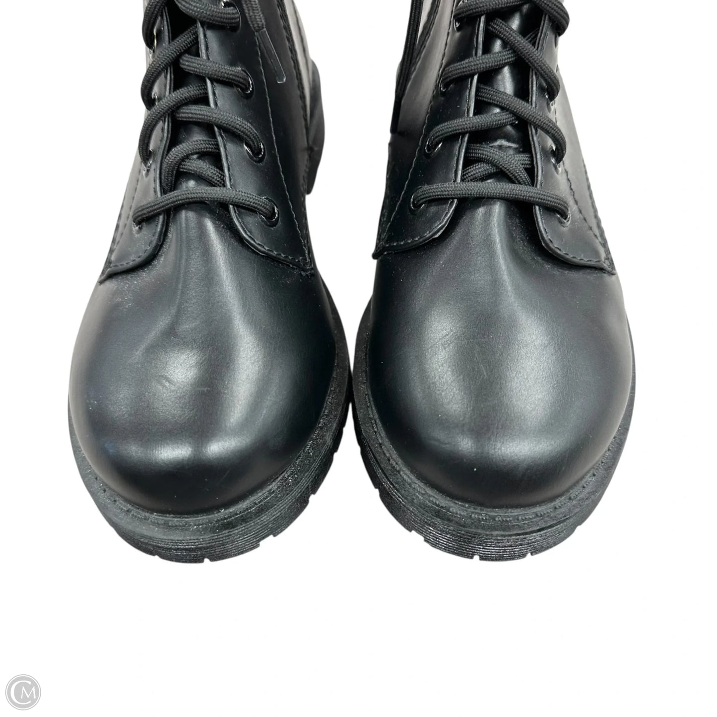 Boots Combat By Time And Tru In Black, Size: 8