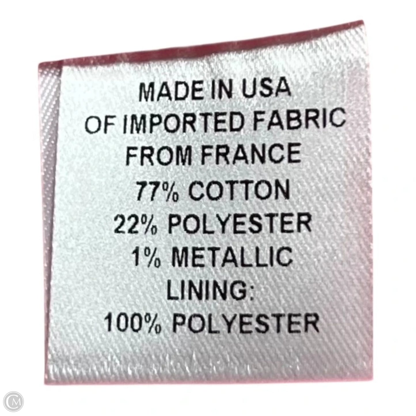 Dress Casual Short By Drew In Cream & Pink, Size: M