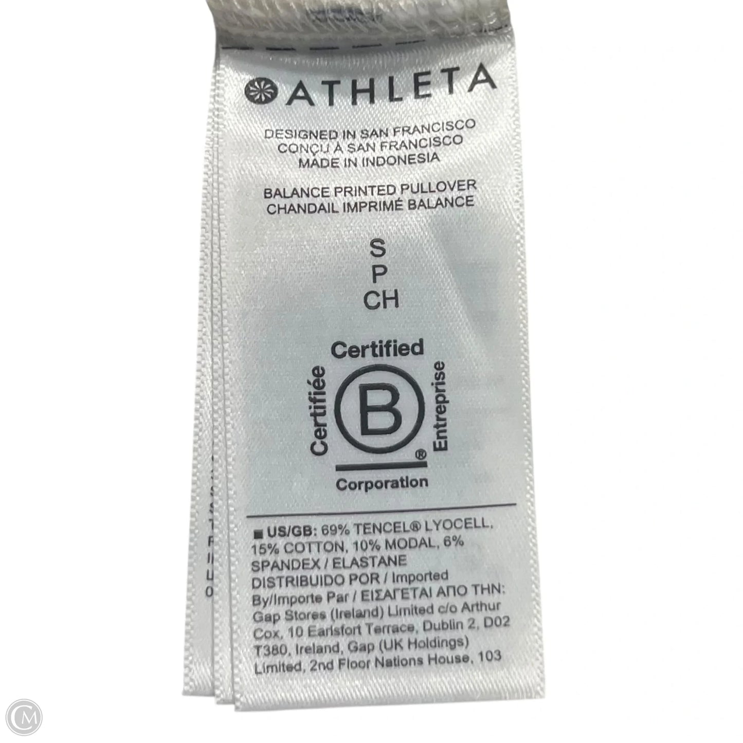 Sweatshirt Crewneck By Athleta In Beige, Size: S