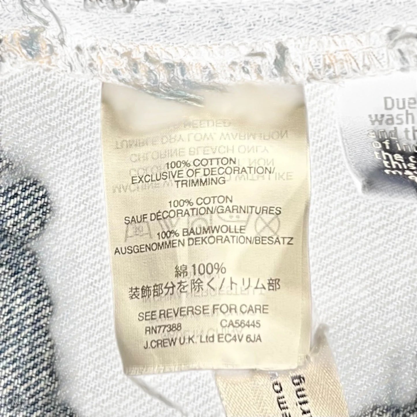 Skirt Mini & Short By Madewell In Blue Denim, Size: 2