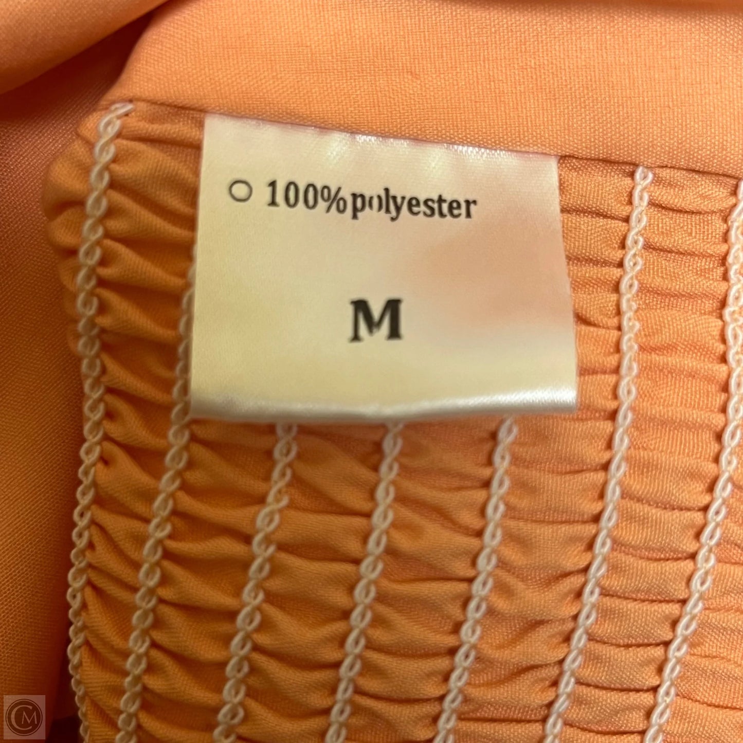 Top Sleeveless In Orange, Size: M
